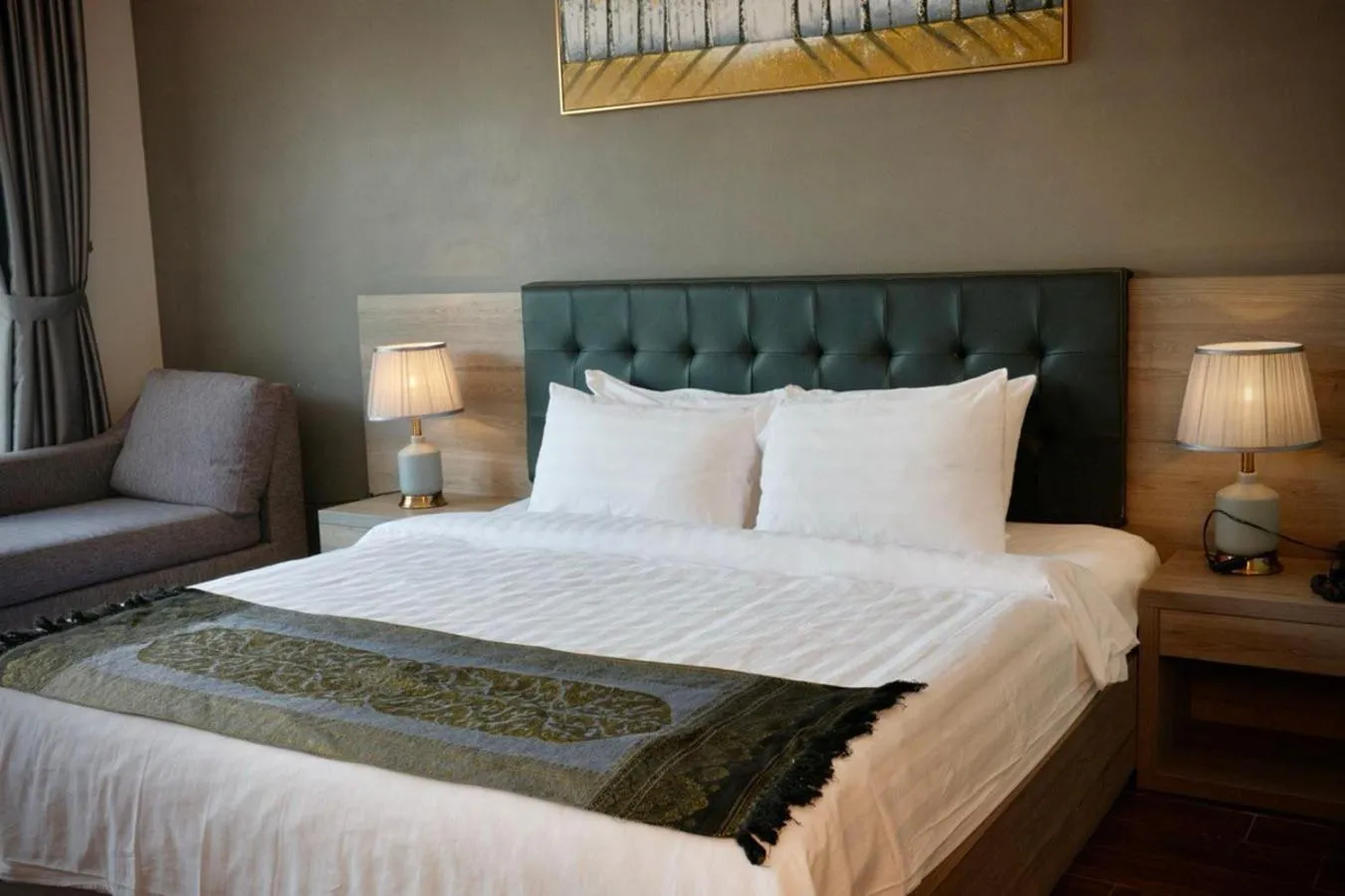 Bed in KEP BAY HOTEL & RESORT