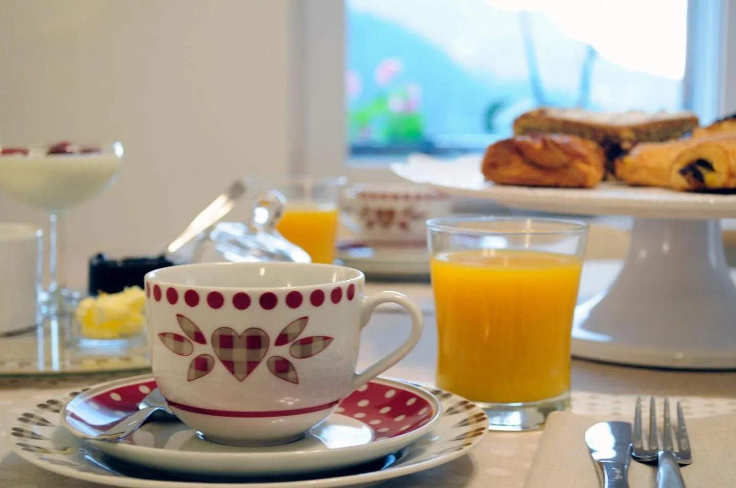 Communal kitchen in B&B Cuore Trentino