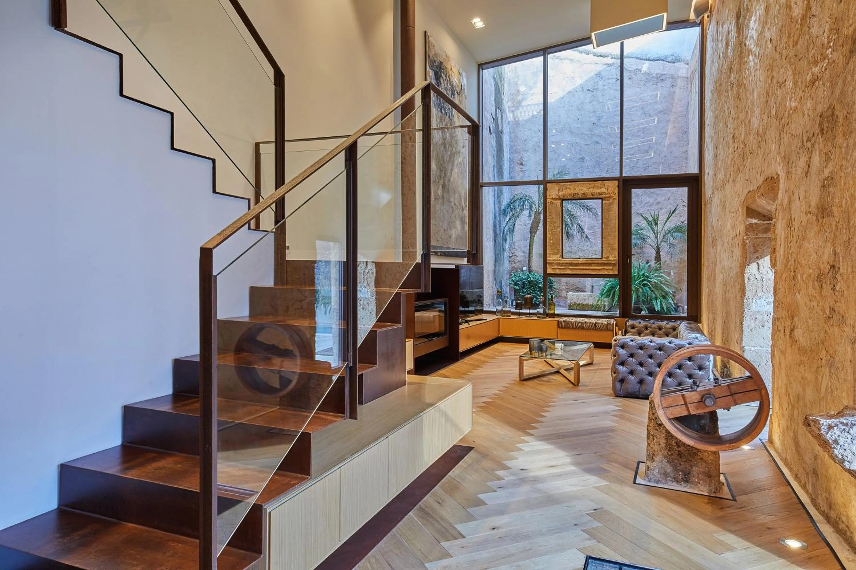 Living room in Sa Creu Nova Petit Palais Art & Spa