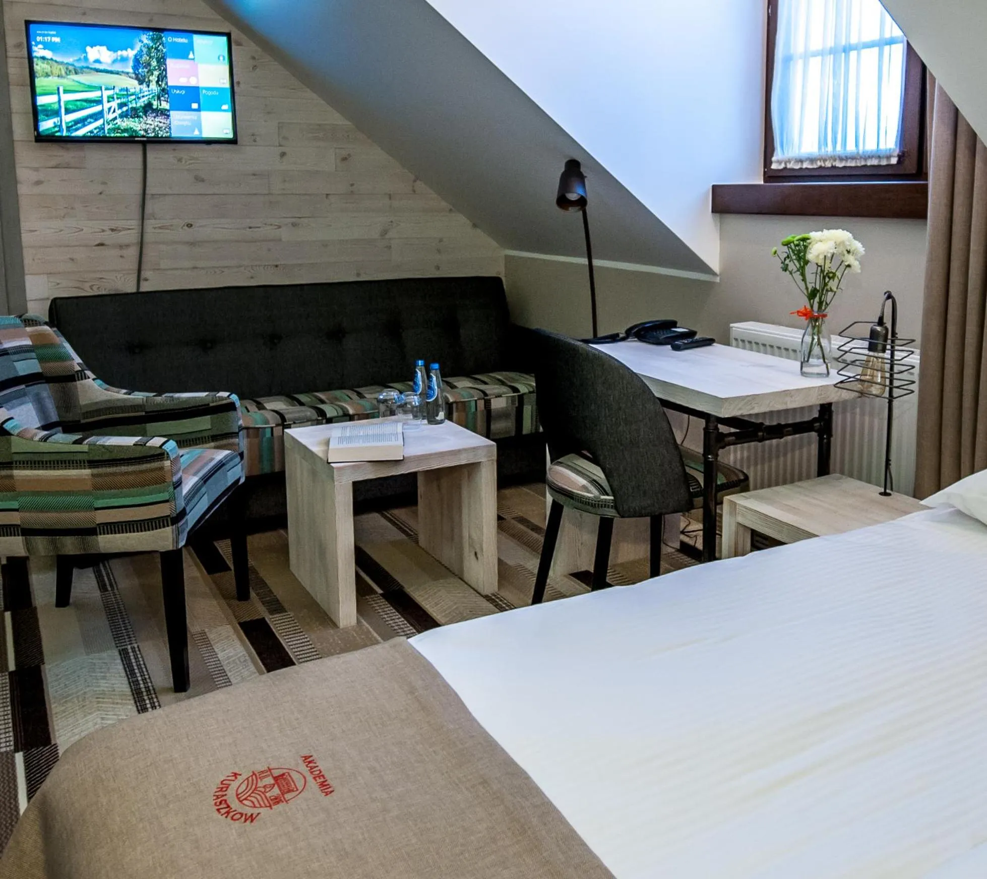 Photo of the whole room, Bed in Akademia Kuraszków