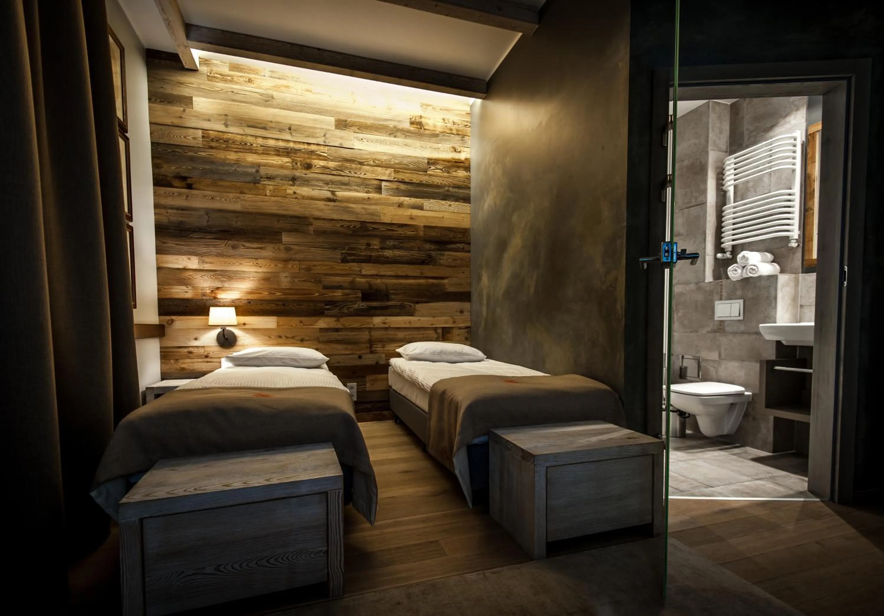 Bathroom, Bed in Akademia Kuraszków