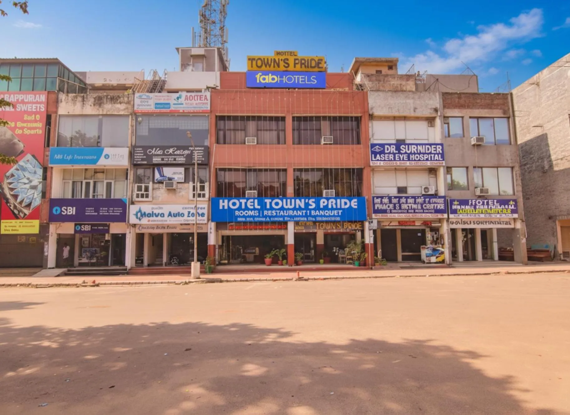 Property building in FabHotel Town Pride