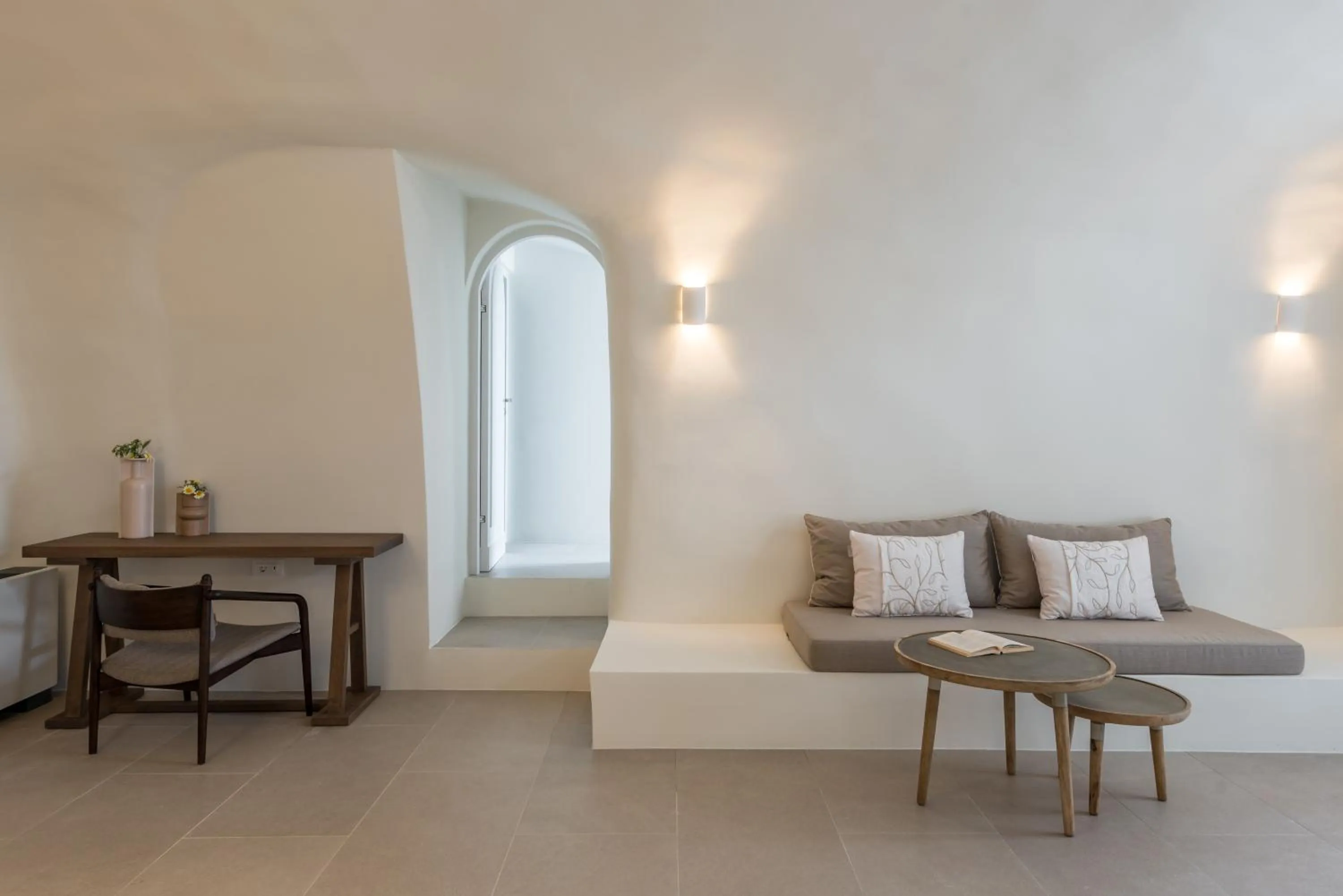 Living room in Art Maisons Oia Castle