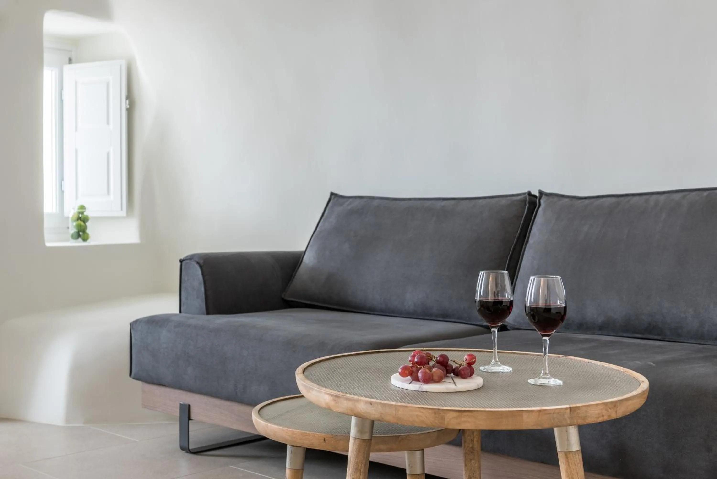 Living room in Art Maisons Oia Castle