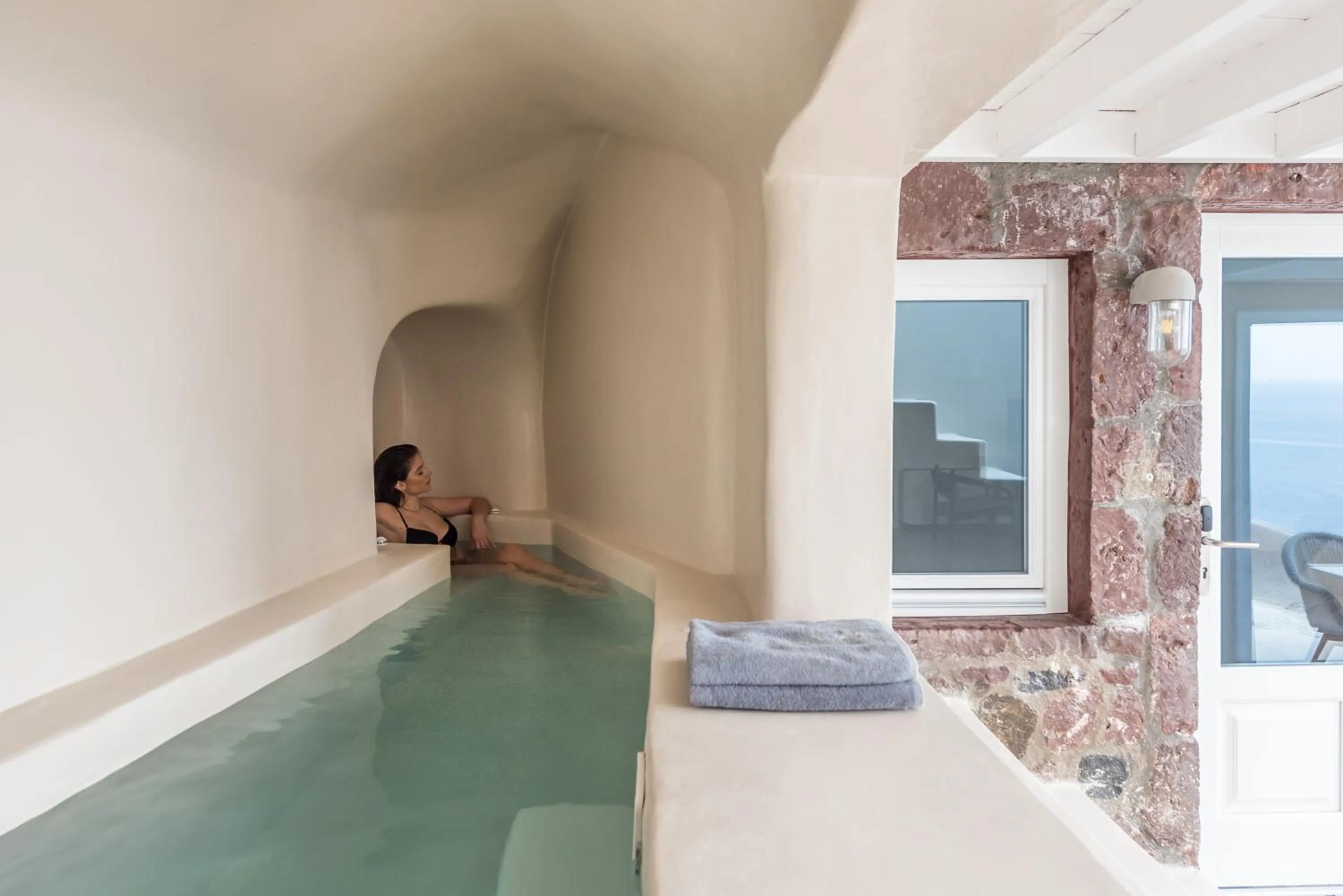 Patio in Art Maisons Oia Castle