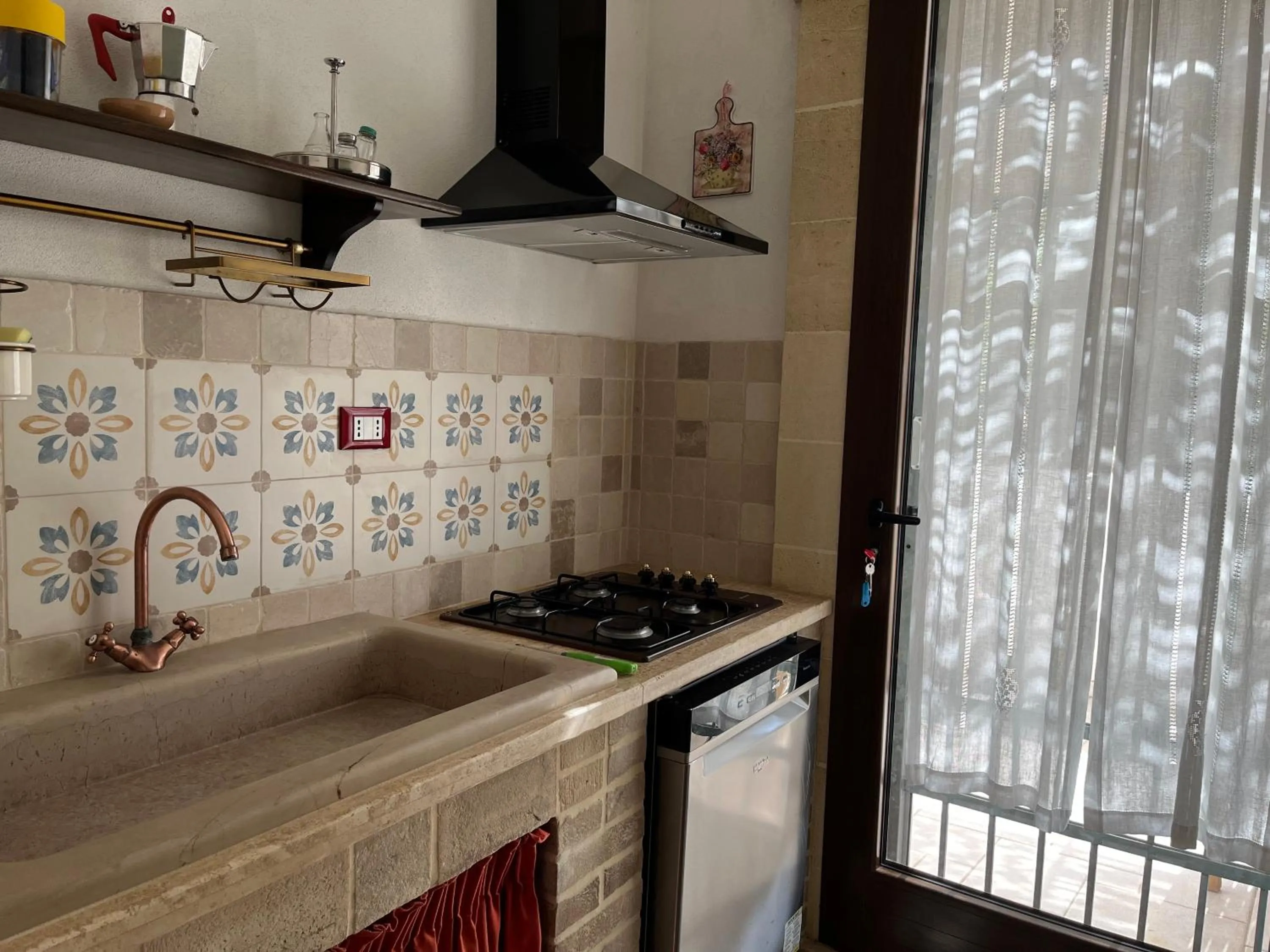 Kitchen or kitchenette in Masseria La Camardia