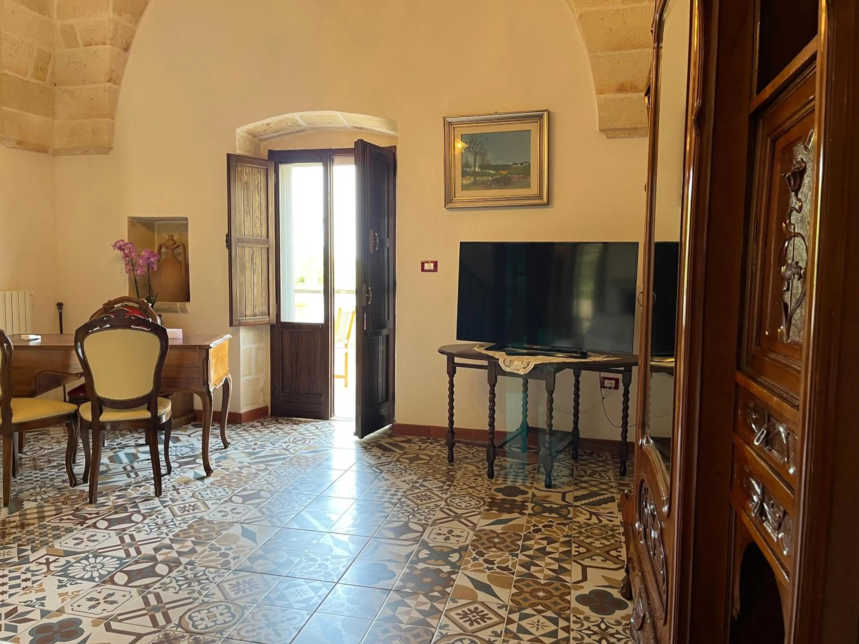 Living room in Masseria La Camardia
