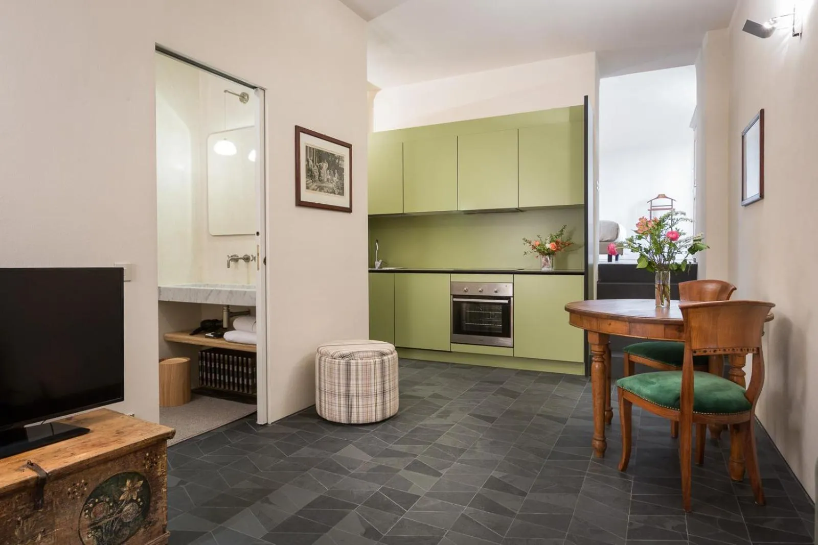 Kitchen or kitchenette in Locanda La Raia