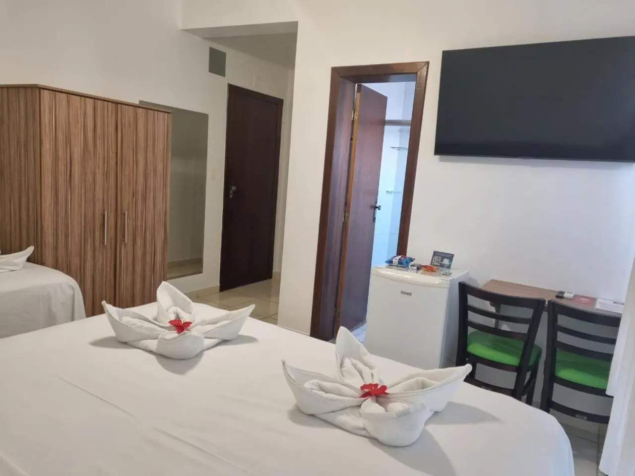 Bed in Hotel Estrela Mares