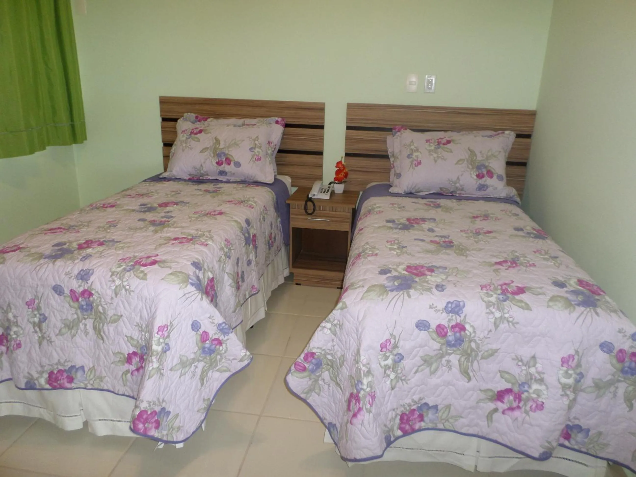 Bed in Hotel Estrela Mares