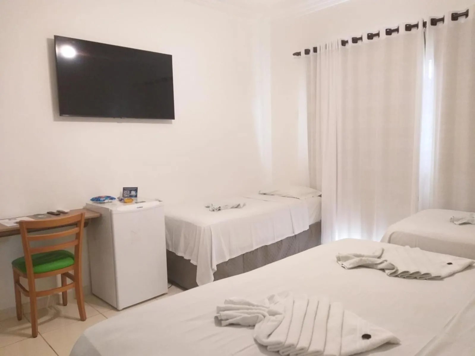 Bed in Hotel Estrela Mares