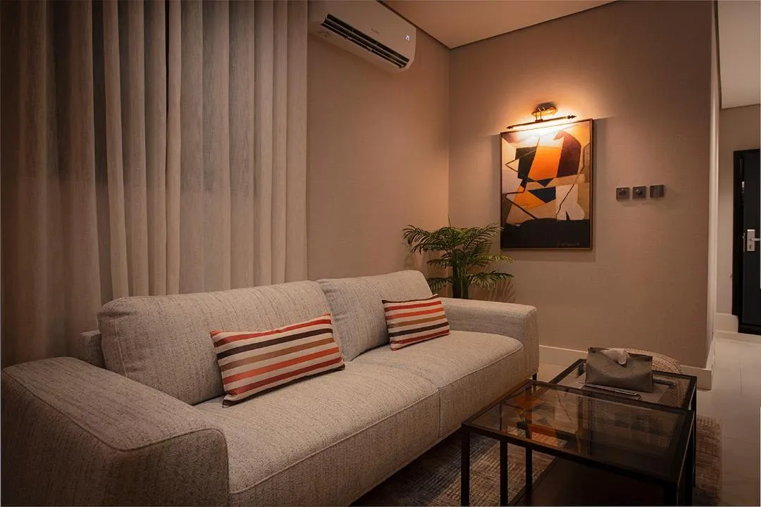 Seating area in Viola Gardens Residence Serviced apartments
