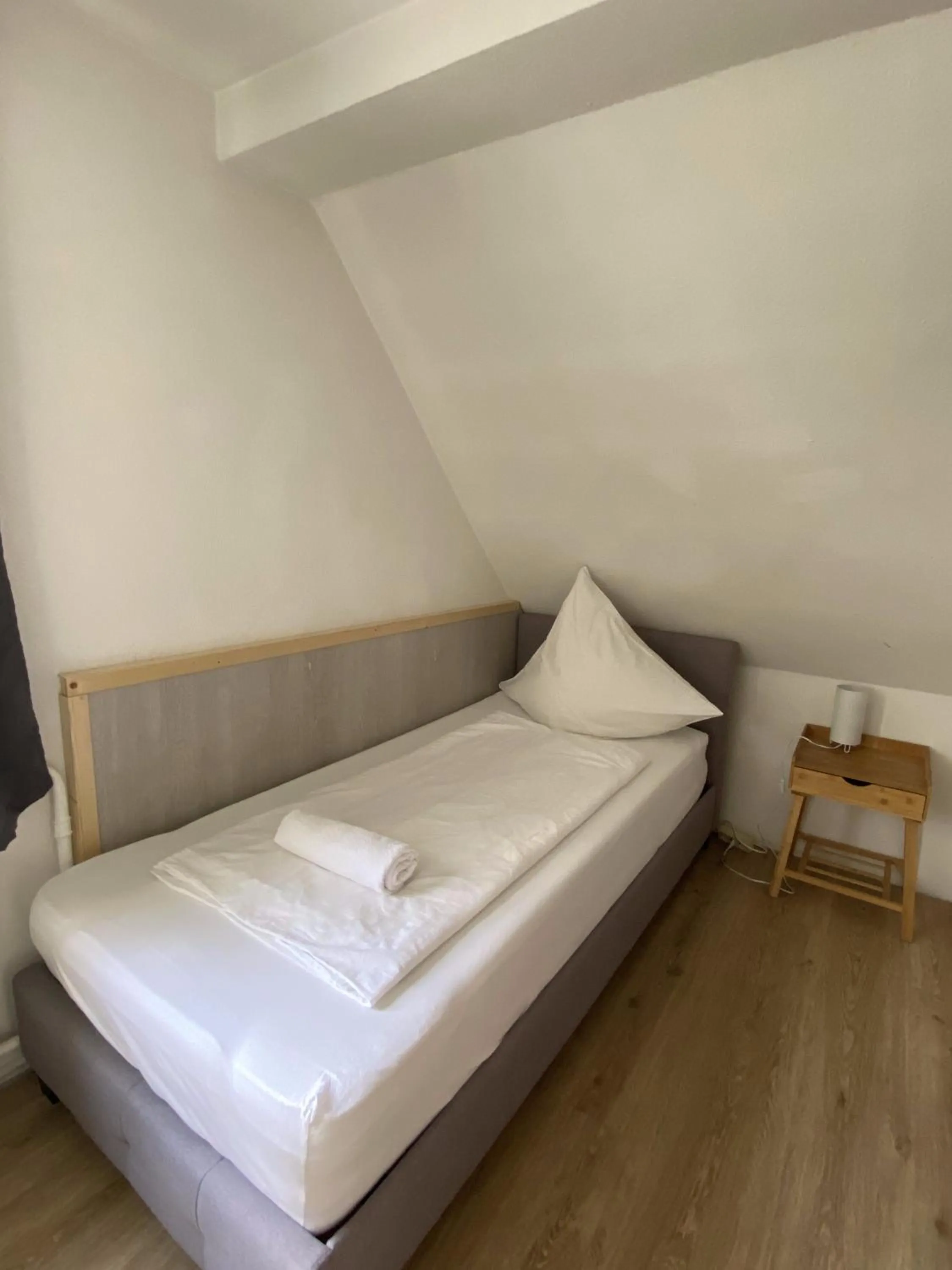 Bedroom, Bed in Hotel & Hostel Albstadt