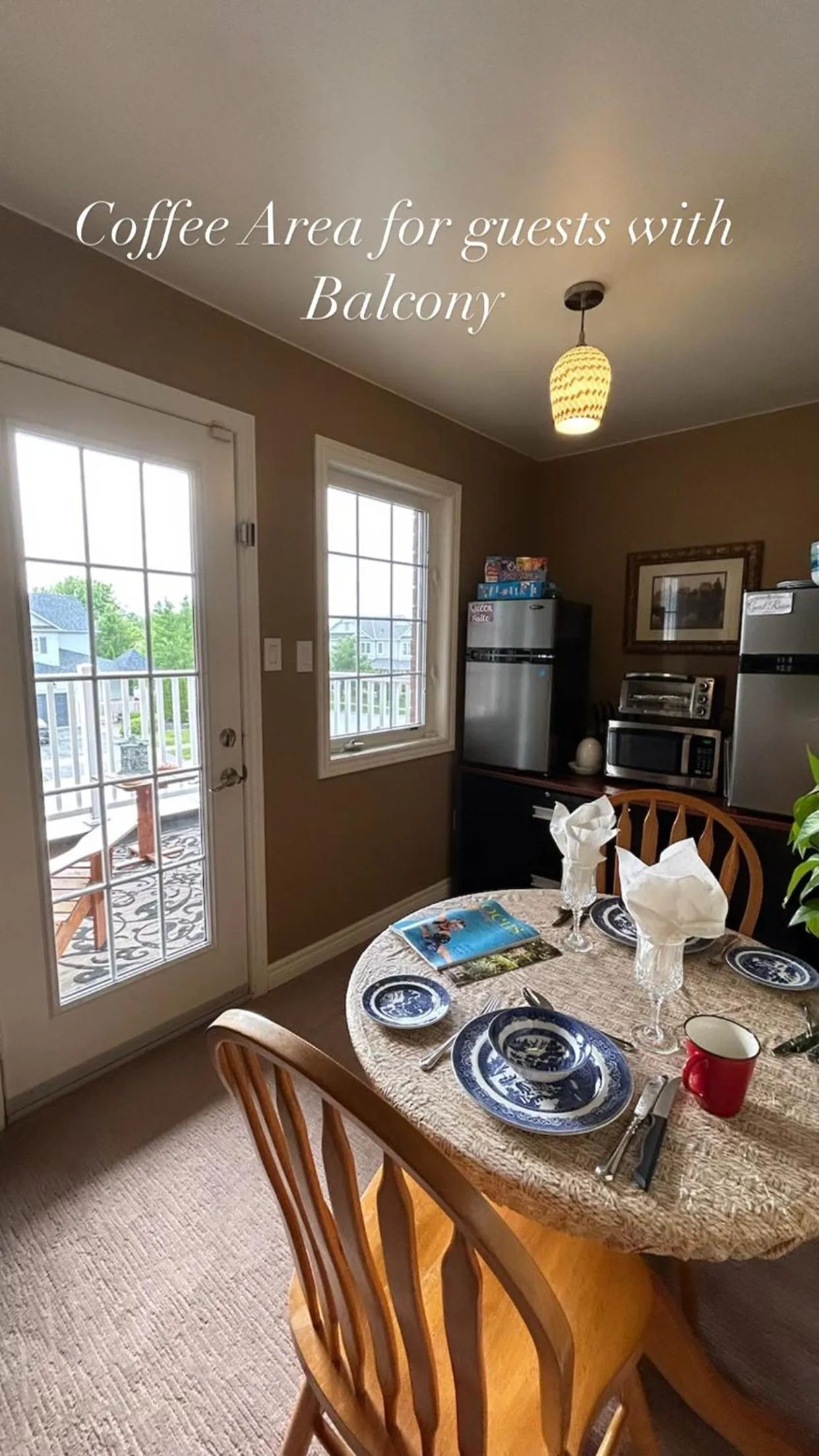 Kitchen or kitchenette in Willow Pond Satellite B&B