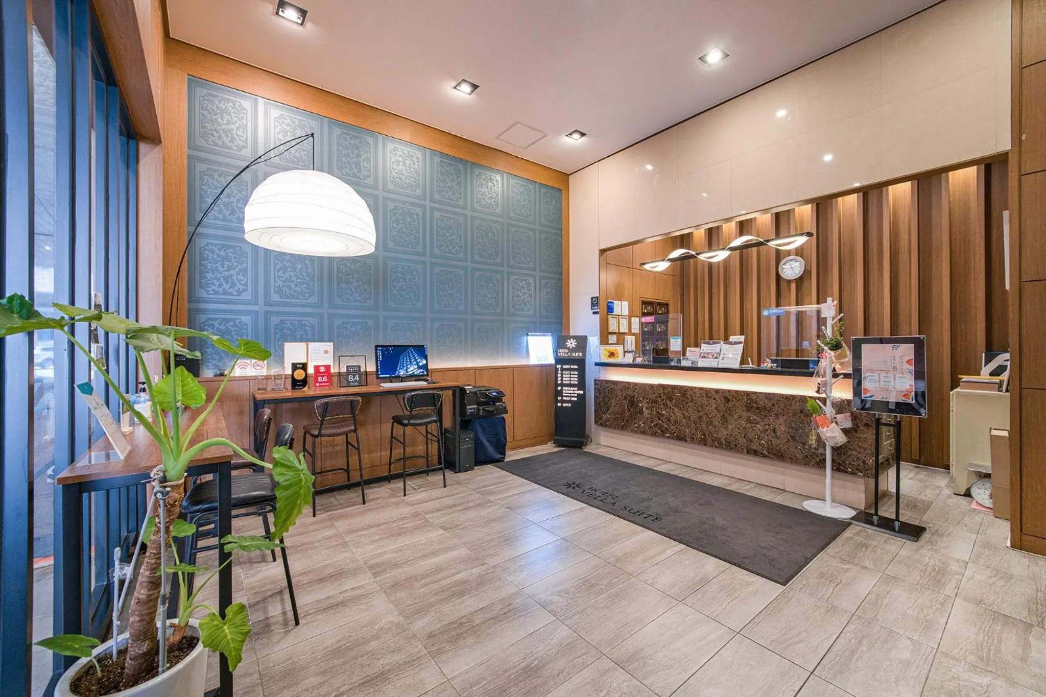 Lobby or reception in Vella Suite Hotel