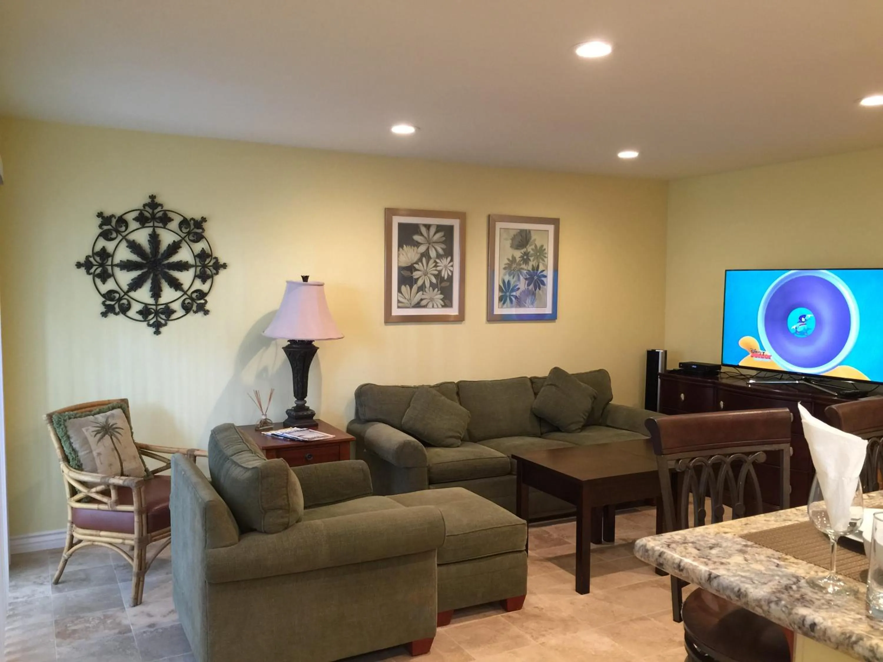 Living room in The Beach Palms Carlsbad