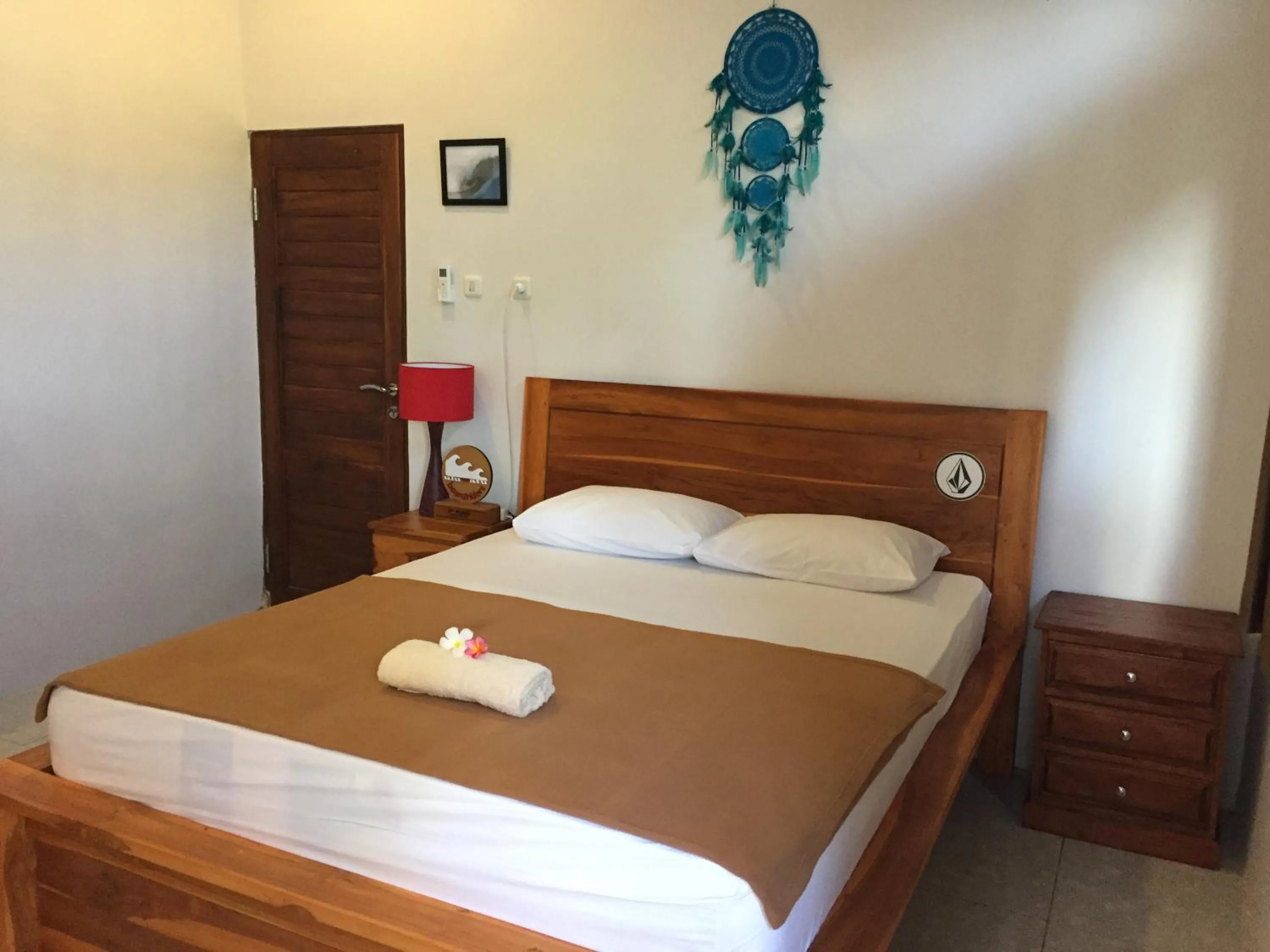 Bedroom, Bed in Medewi Secret SurfCamp