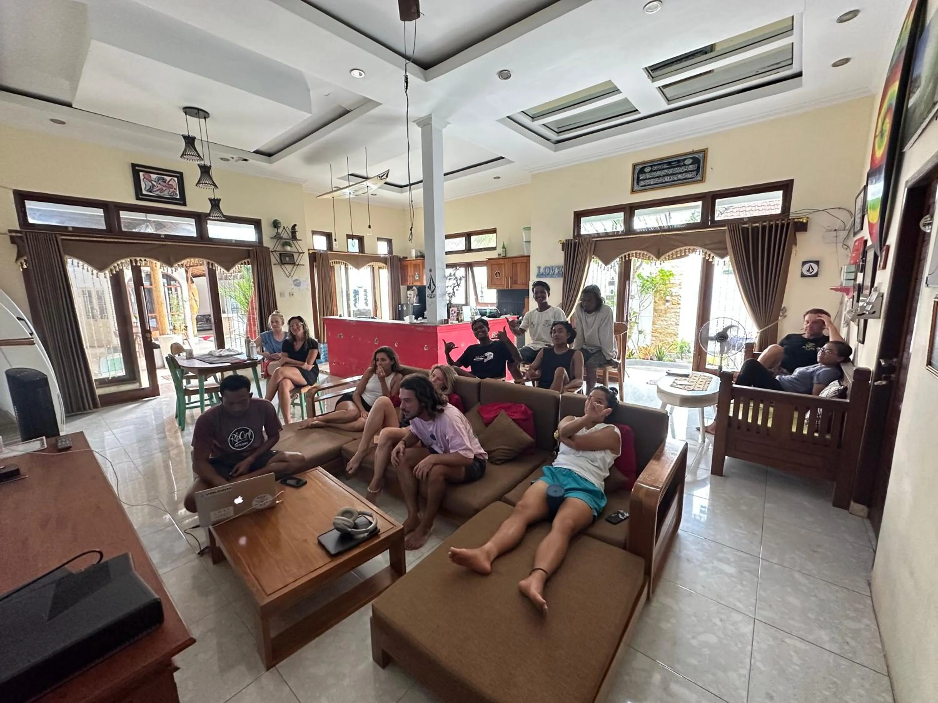 People in Medewi Secret SurfCamp