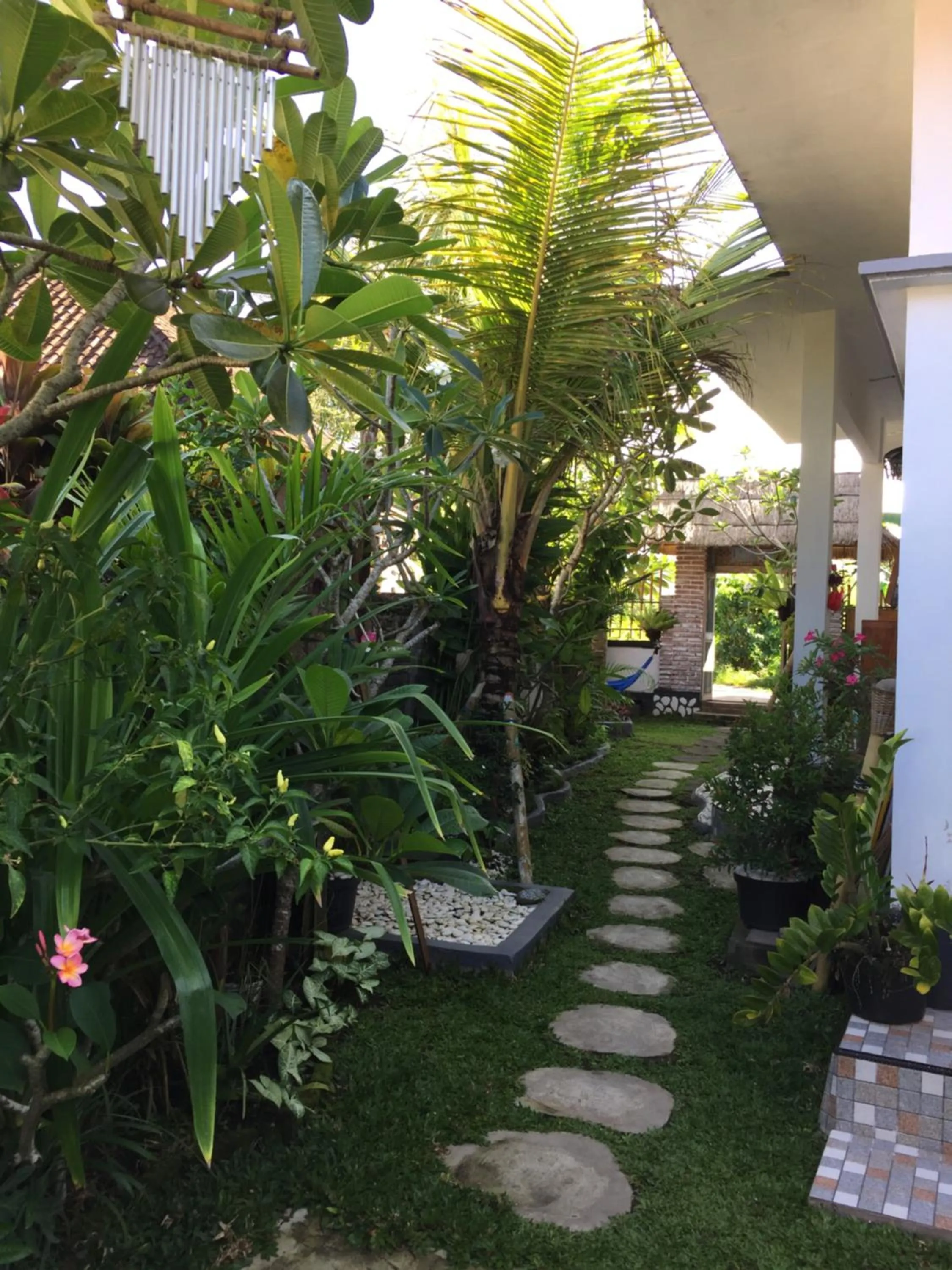 Garden in Medewi Secret SurfCamp