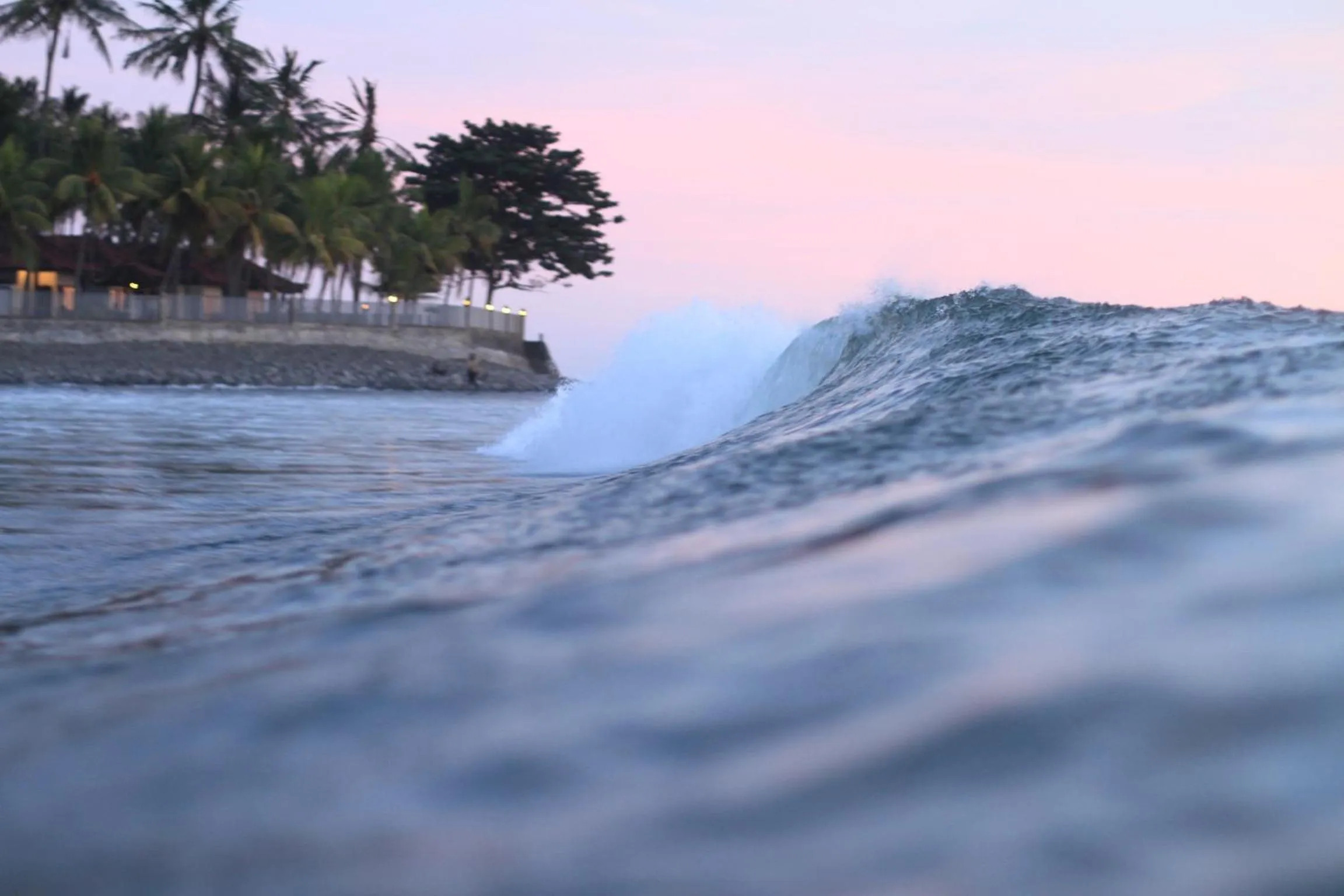 On site in Medewi Secret SurfCamp