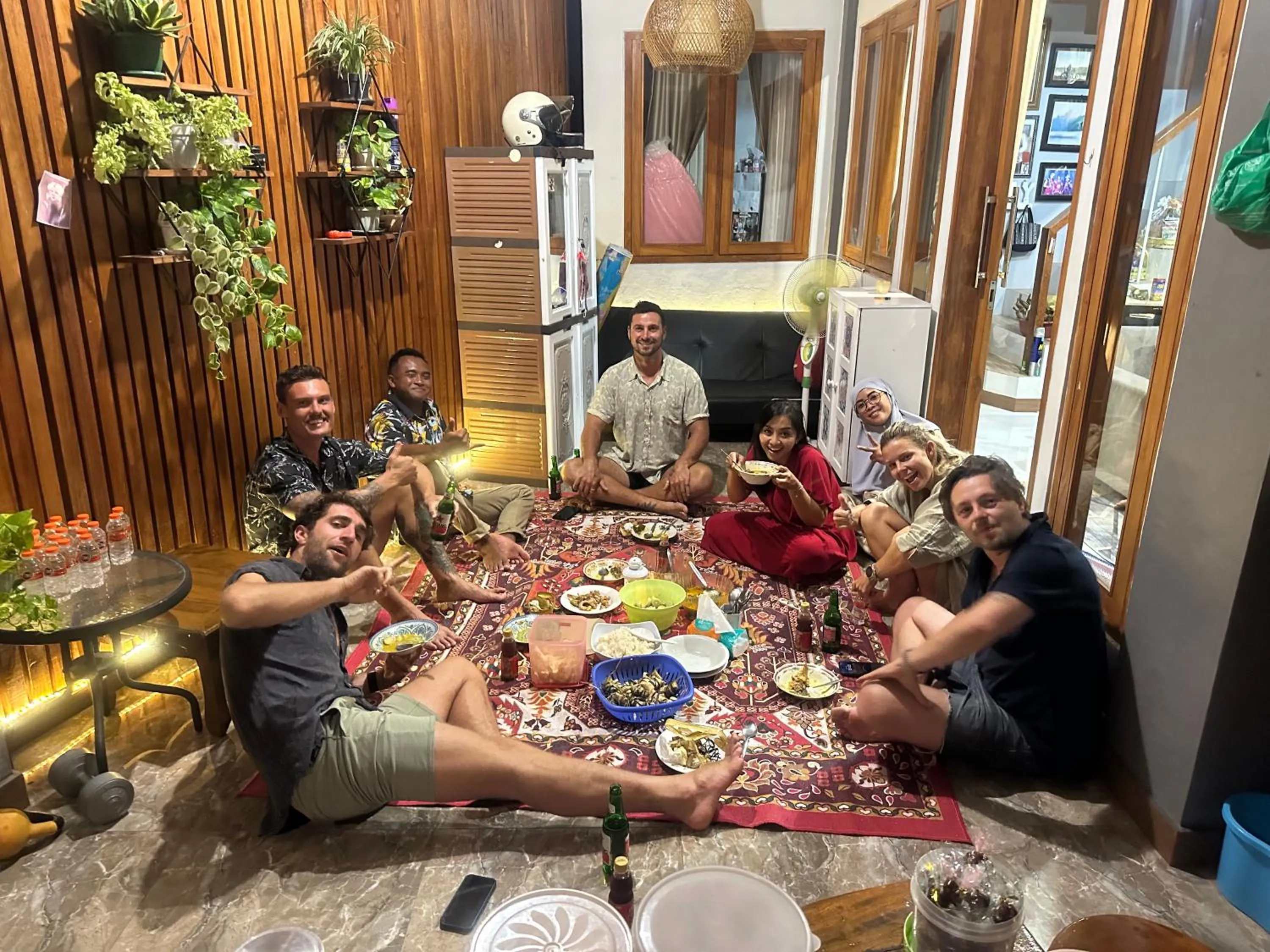 Family in Medewi Secret SurfCamp