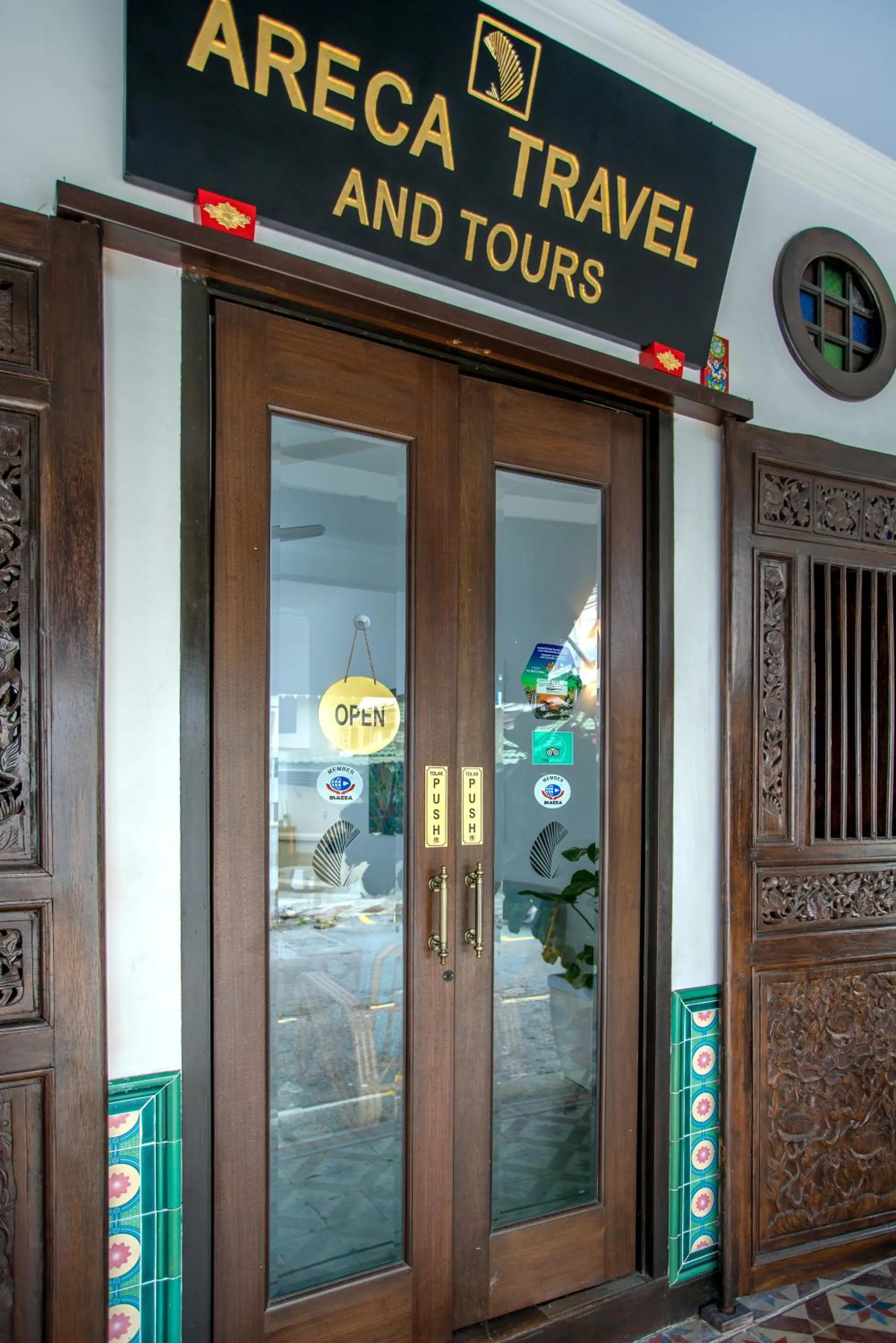 Facade/entrance in Areca Hotel Penang