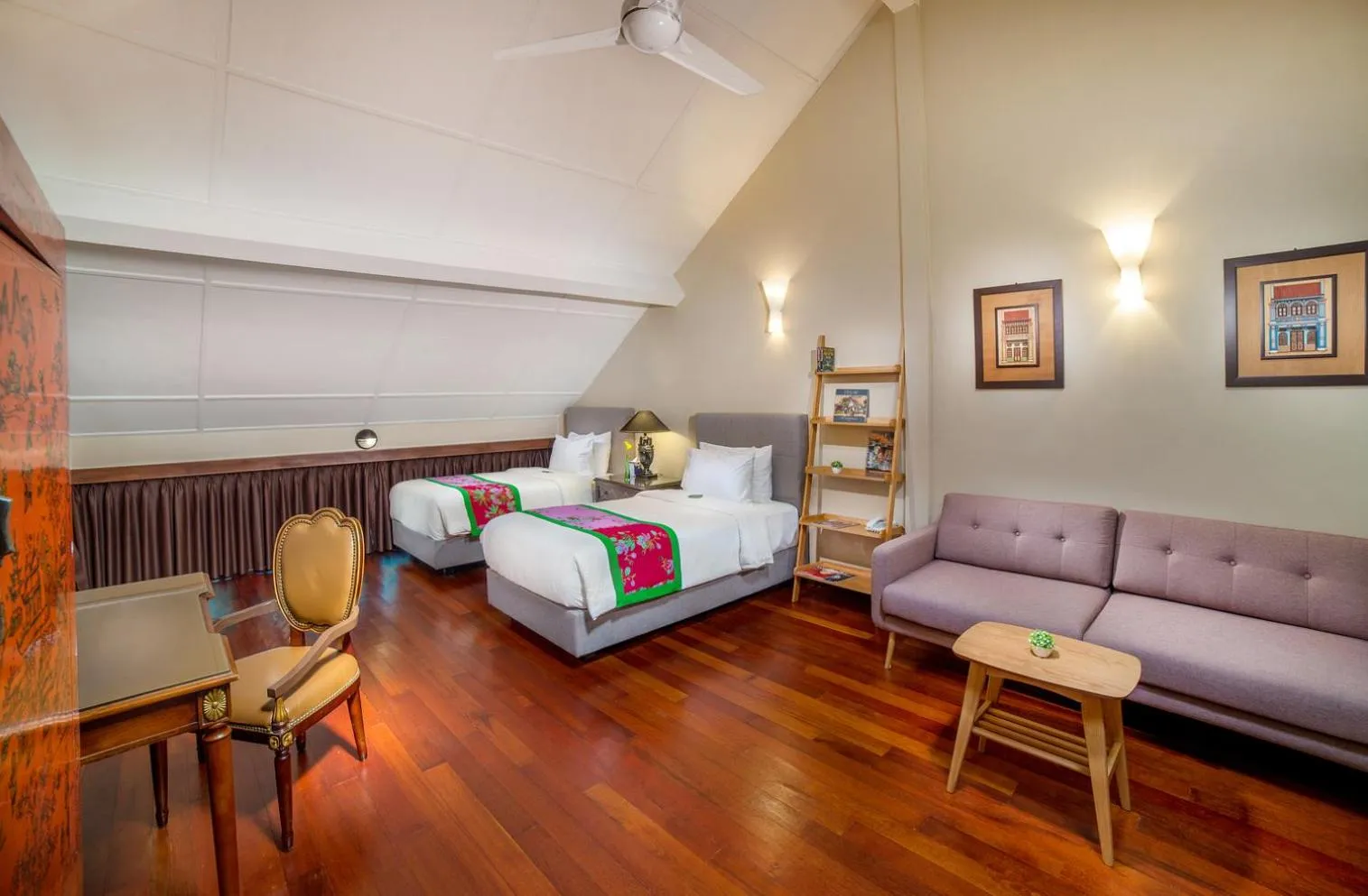 Bathroom, Bed in Areca Hotel Penang