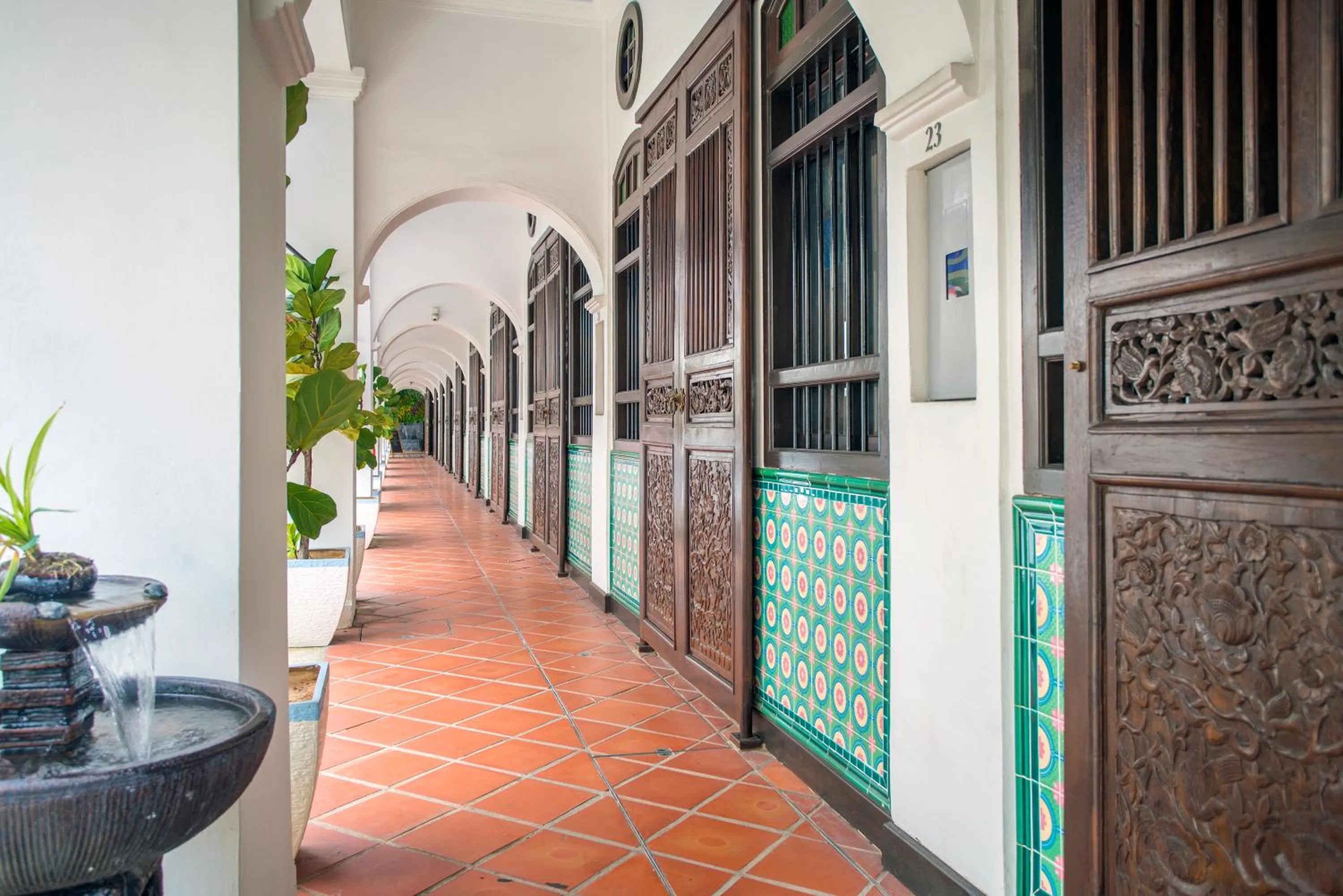 Facade/entrance in Areca Hotel Penang