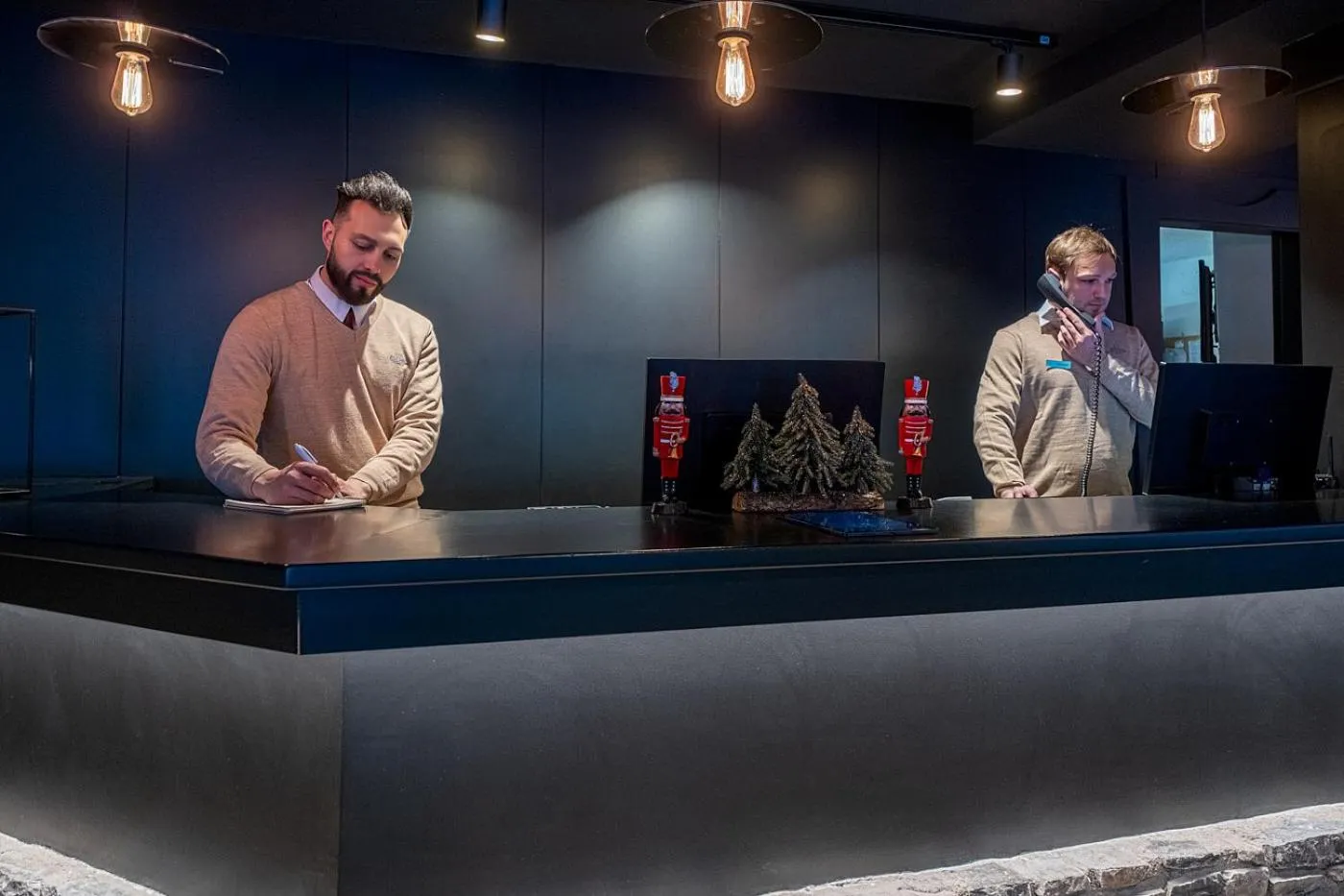 Lobby or reception in Hotel Cristina