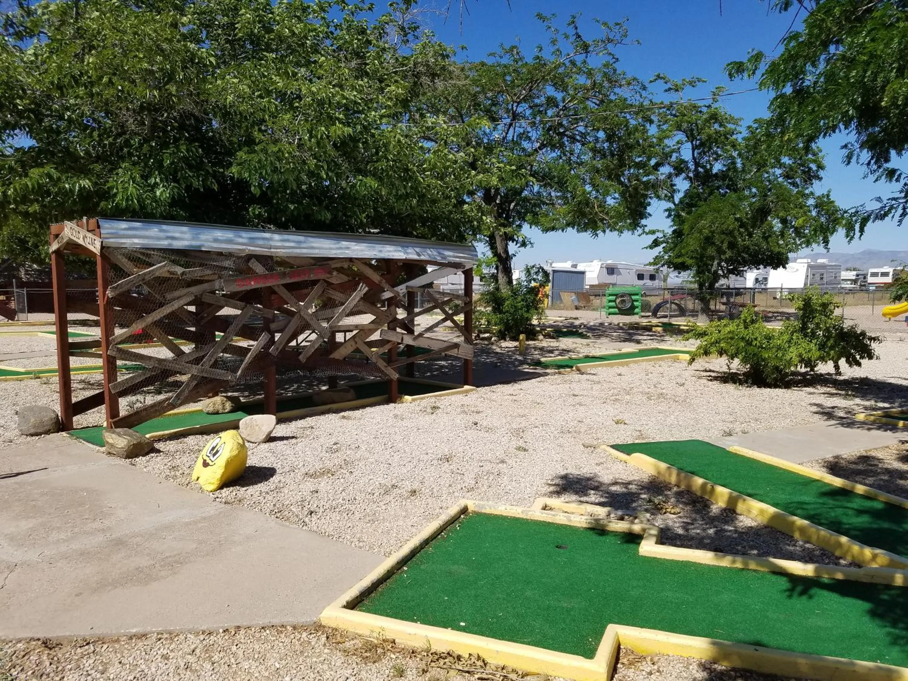 Minigolf in Kingman KOA