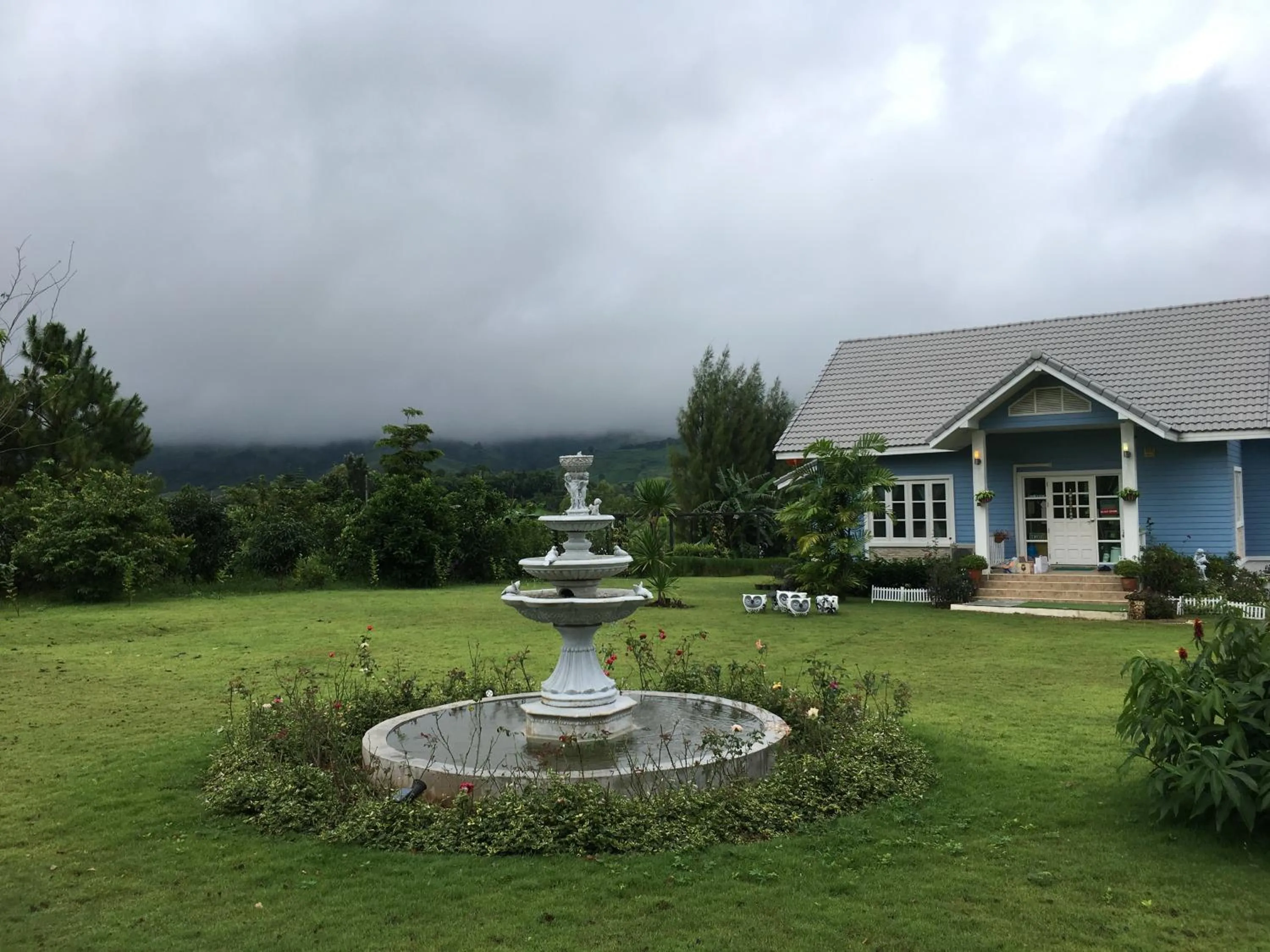 Misty English Cottage