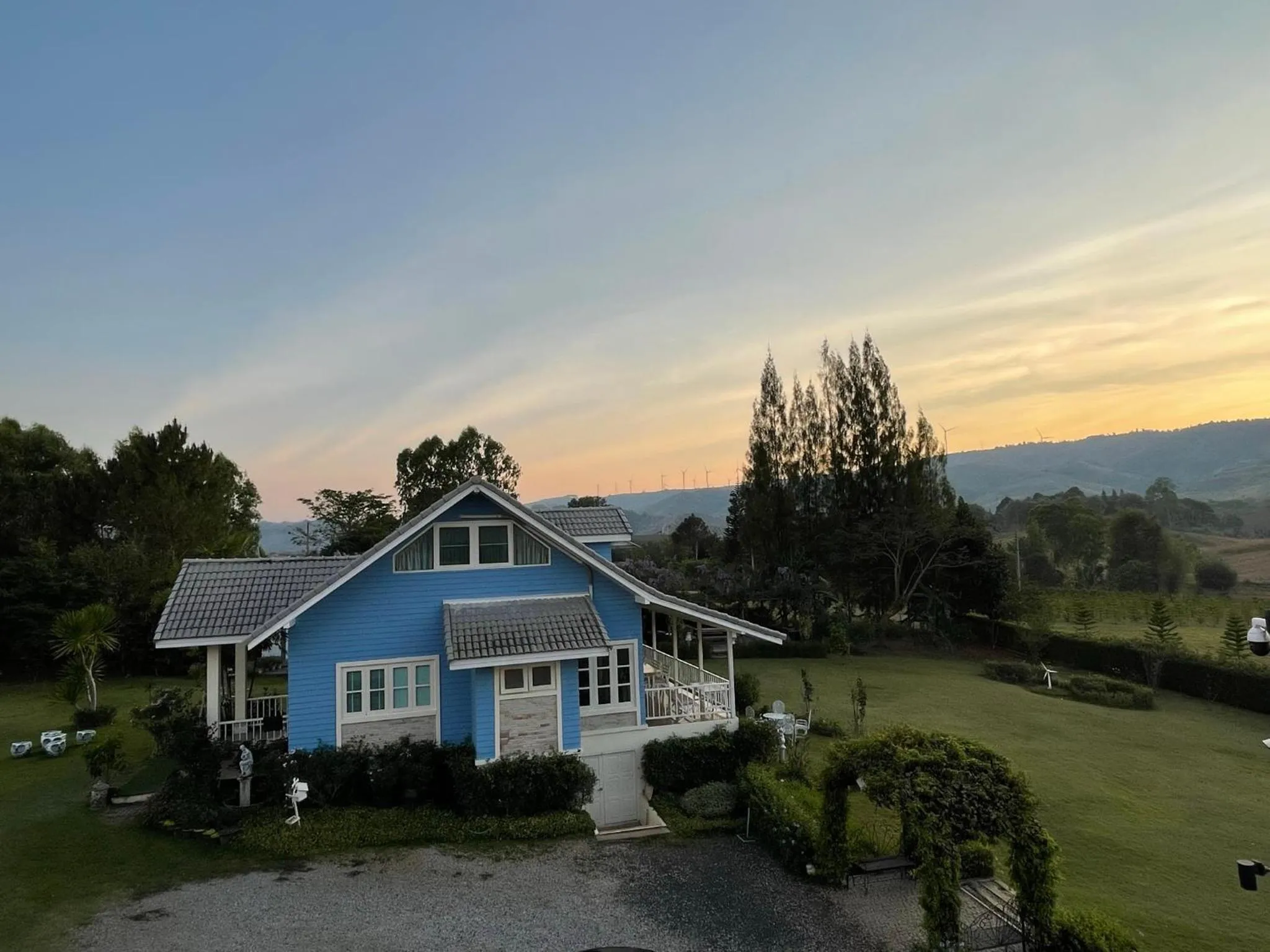 Misty English Cottage