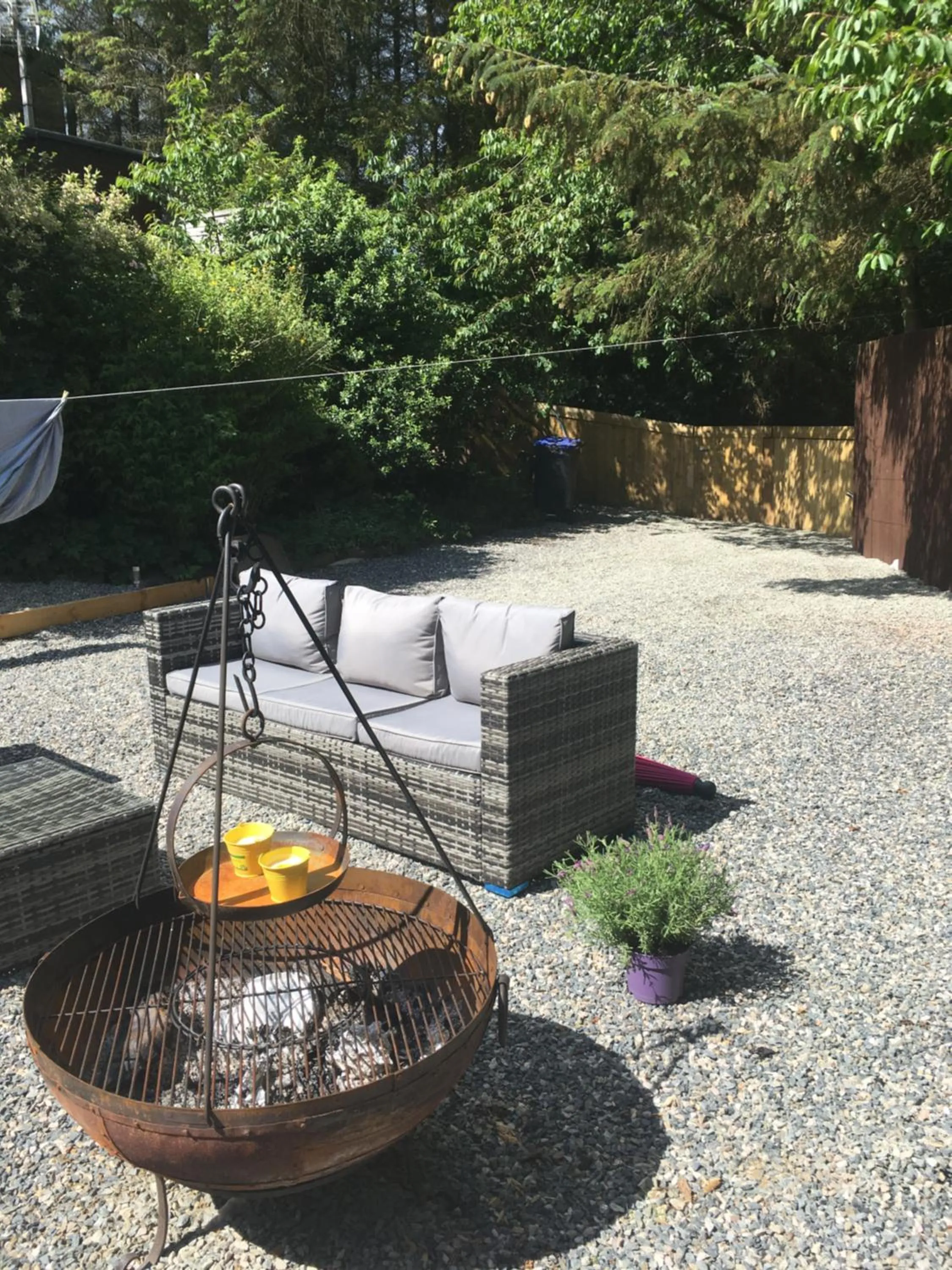 Garden in Bankhead Accommodation Aberdeenshire