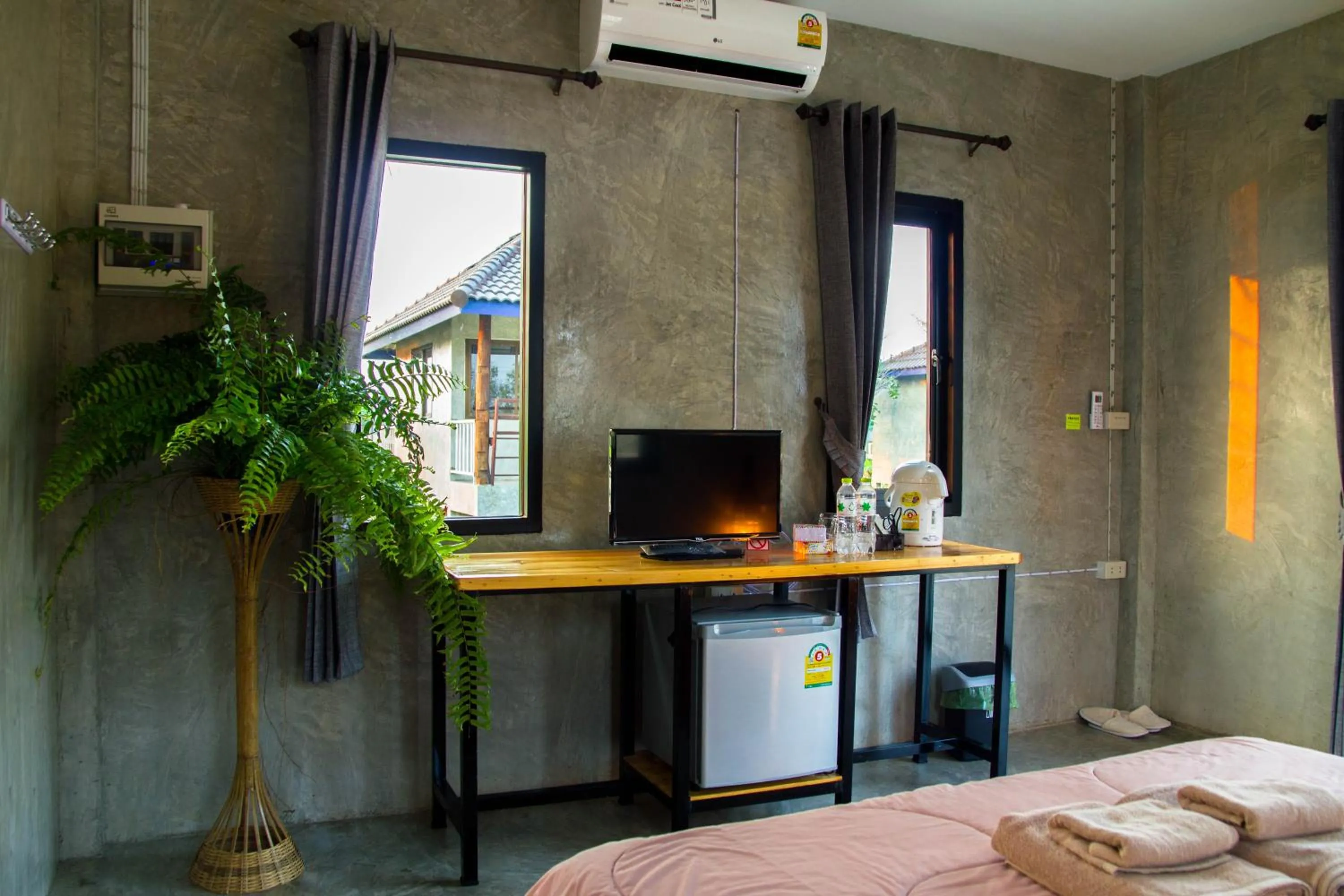 Photo of the whole room, Bed in Santitham Home Farm Stay