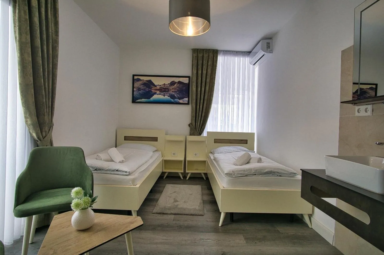 Bed in Heidepension Bispingen