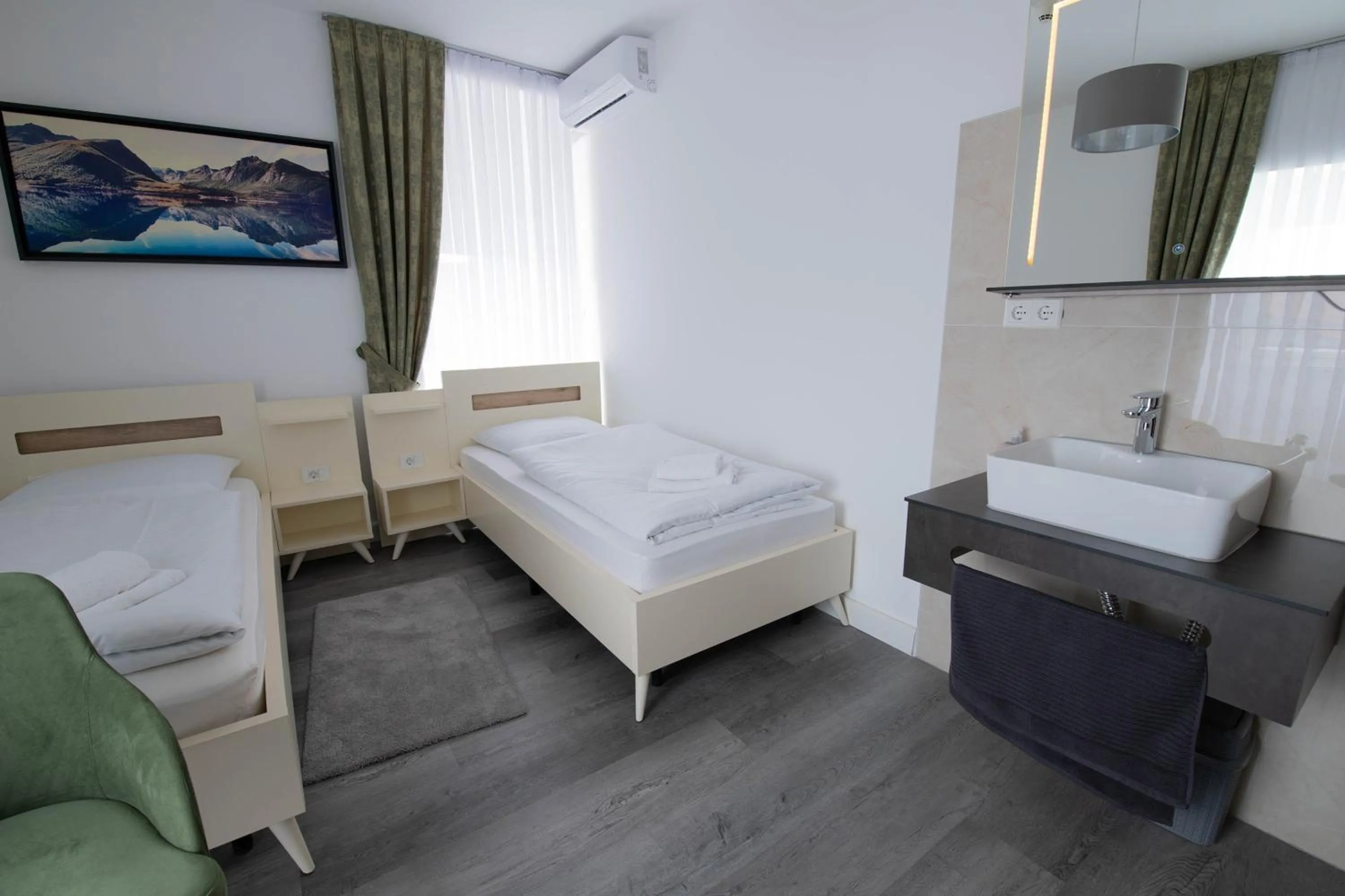 Bed in Heidepension Bispingen