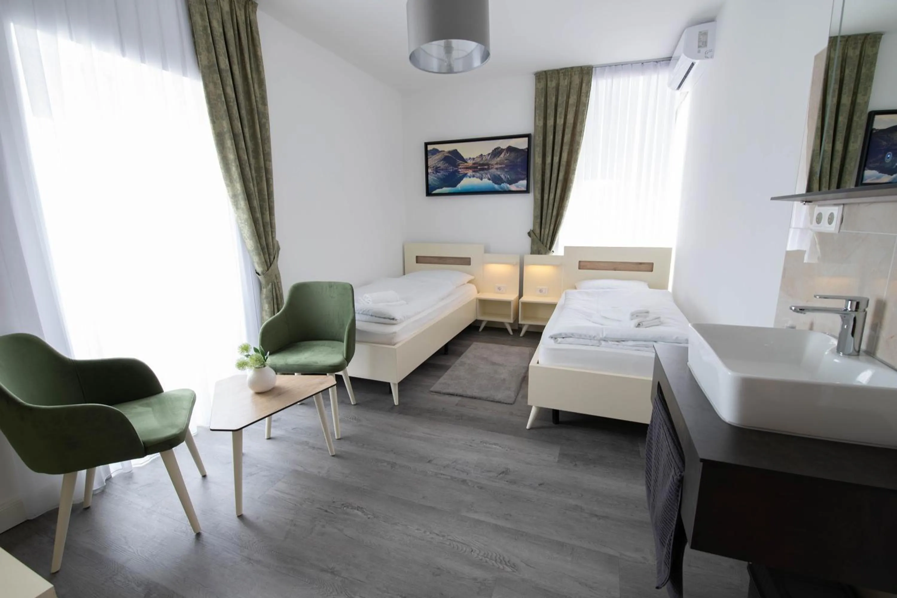 Bed in Heidepension Bispingen