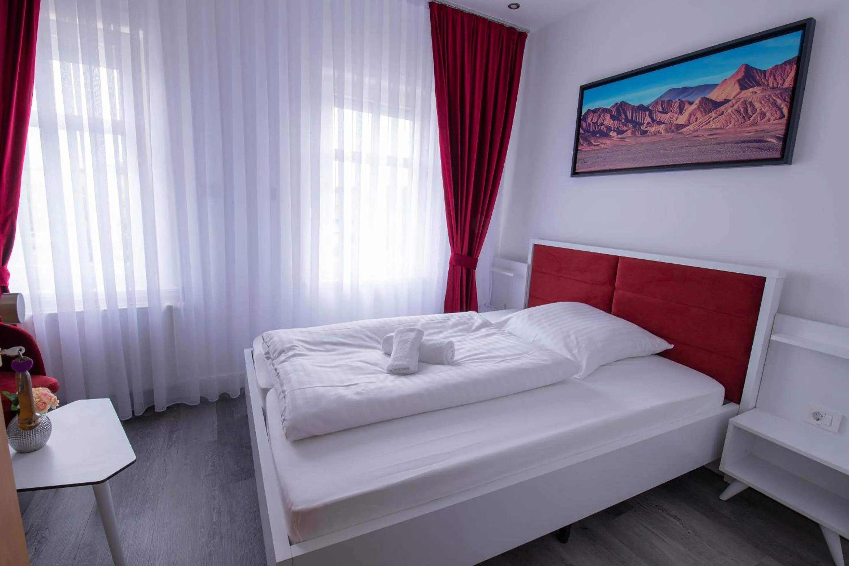 Bed in Heidepension Bispingen