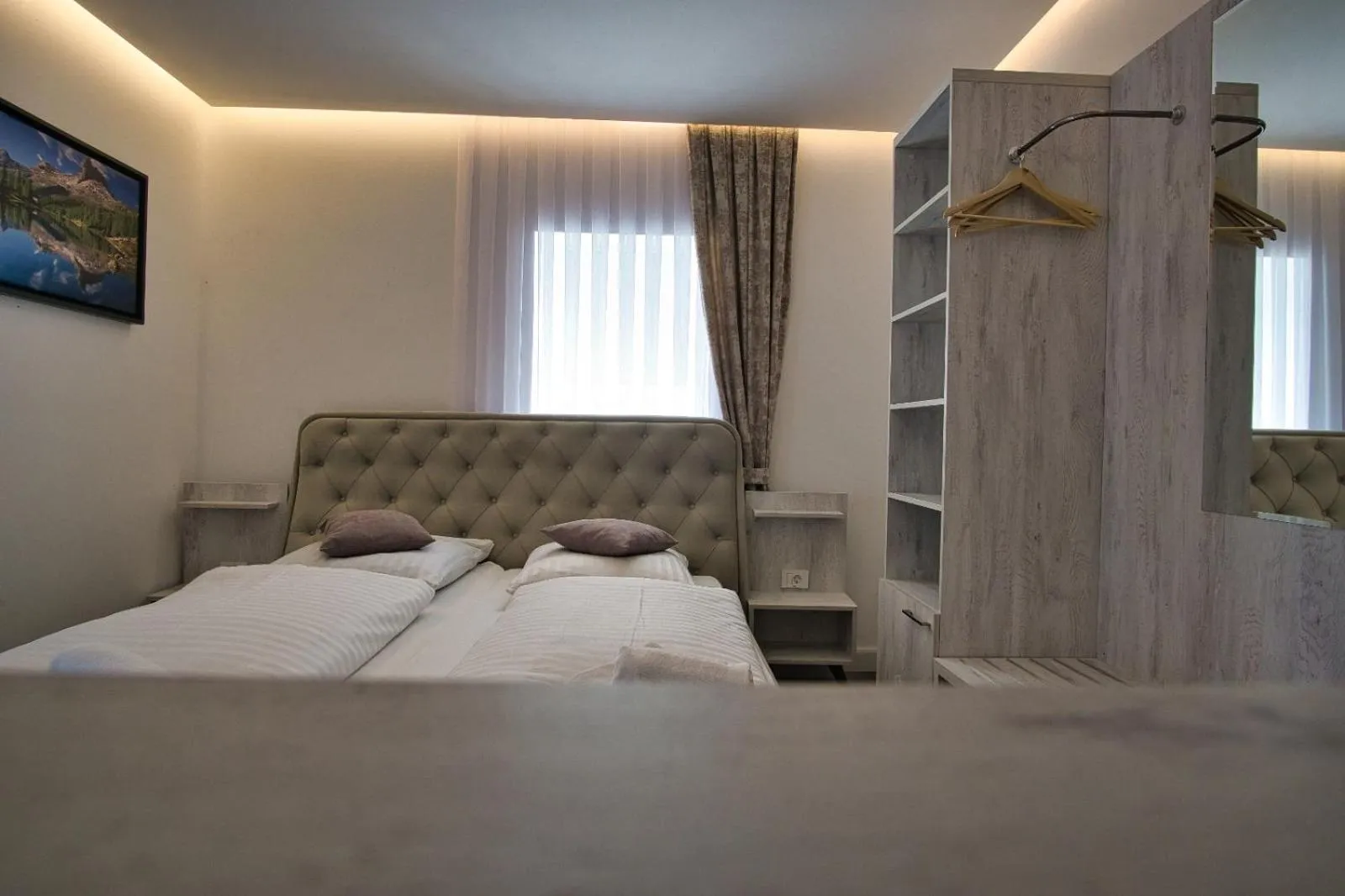 Bed in Heidepension Bispingen