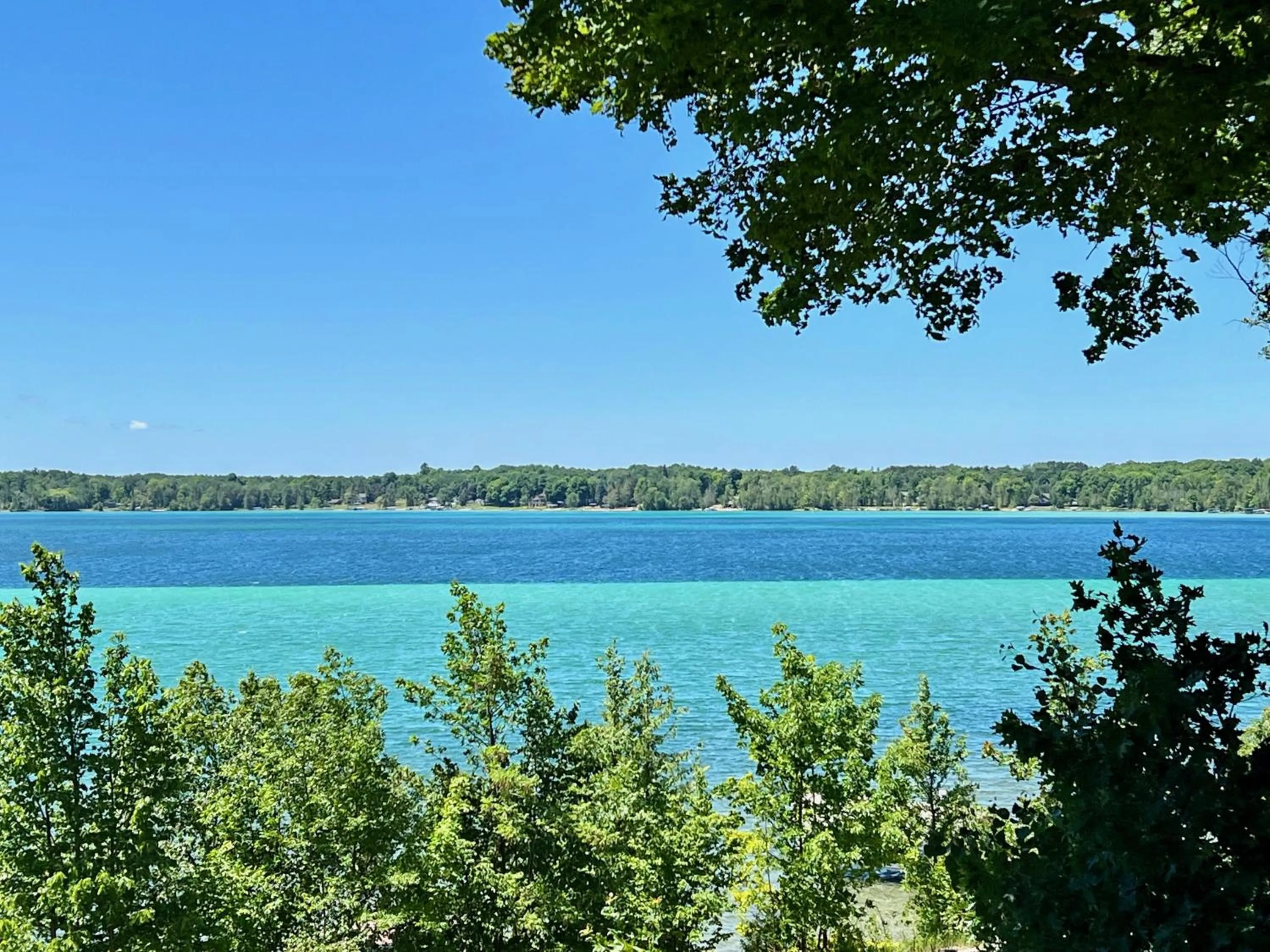 Lake view in The Torch Lake Bed and Breakfast