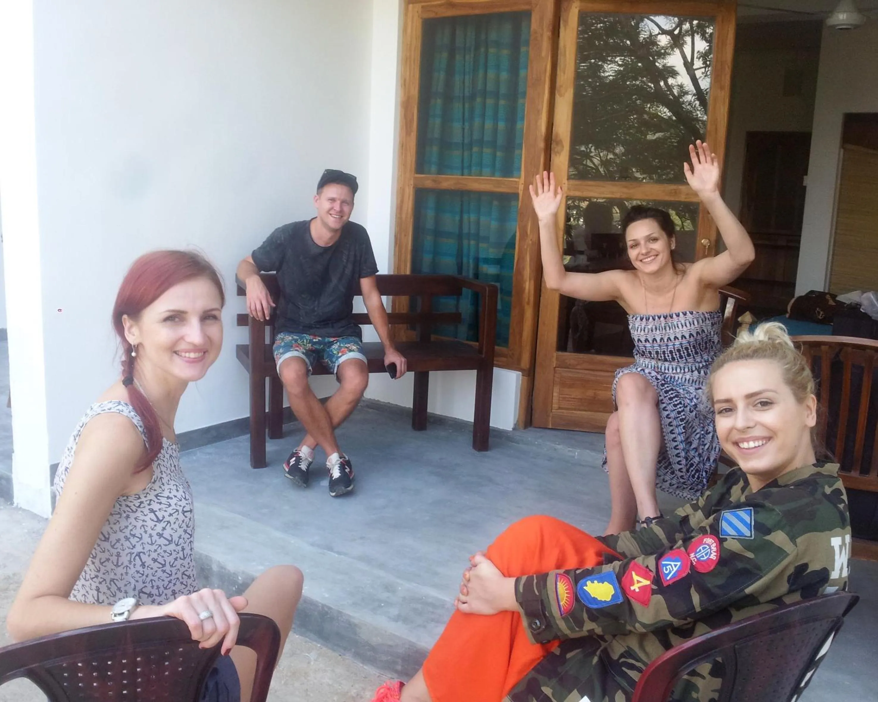 group of guests in Ella Alpine Resort