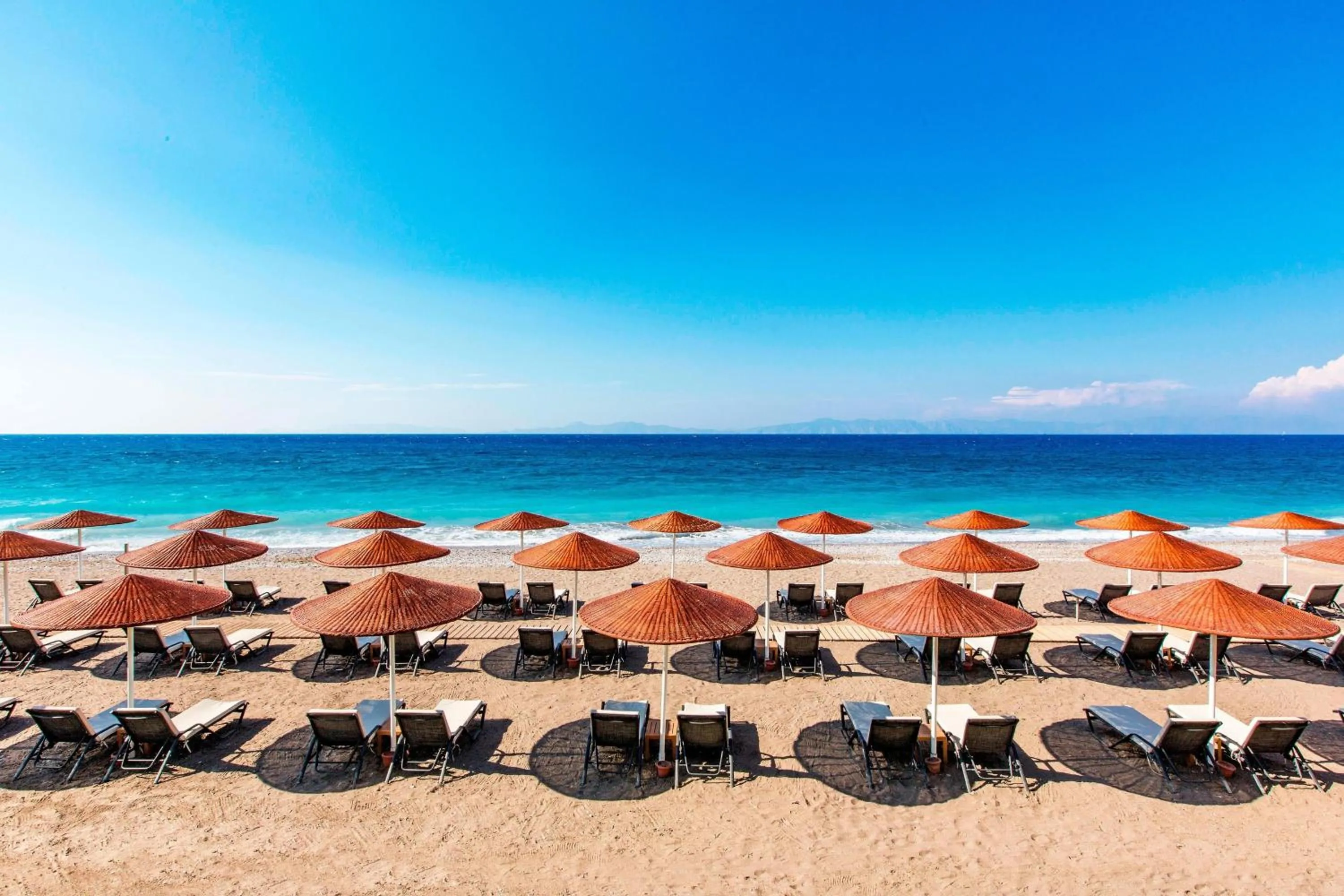 Beach in Sheraton Rhodes Resort