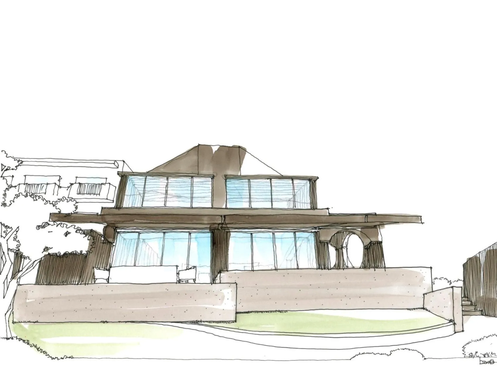 Property building in Hotel Uohan