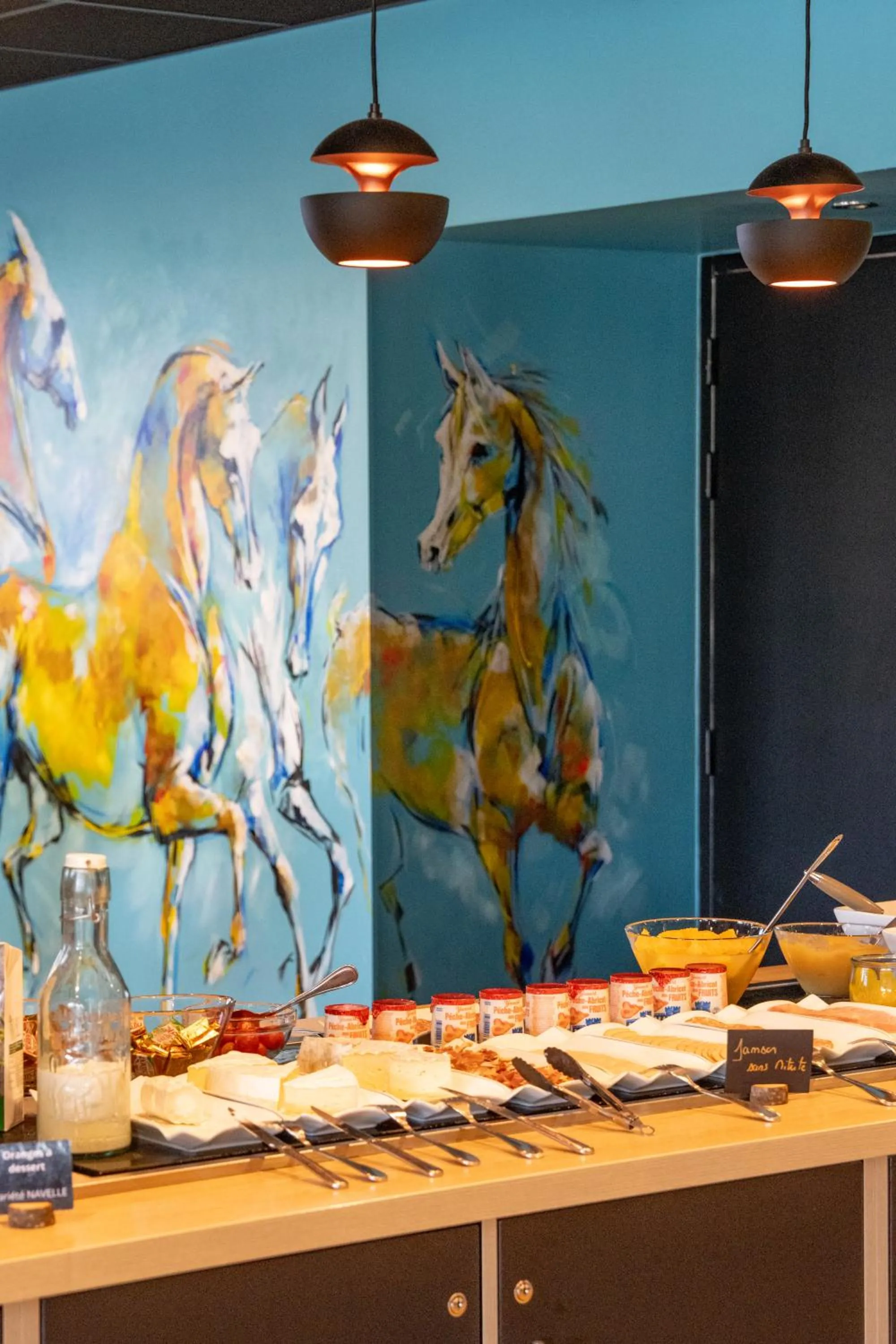 Buffet breakfast in Mercure Bords de Loire Saumur