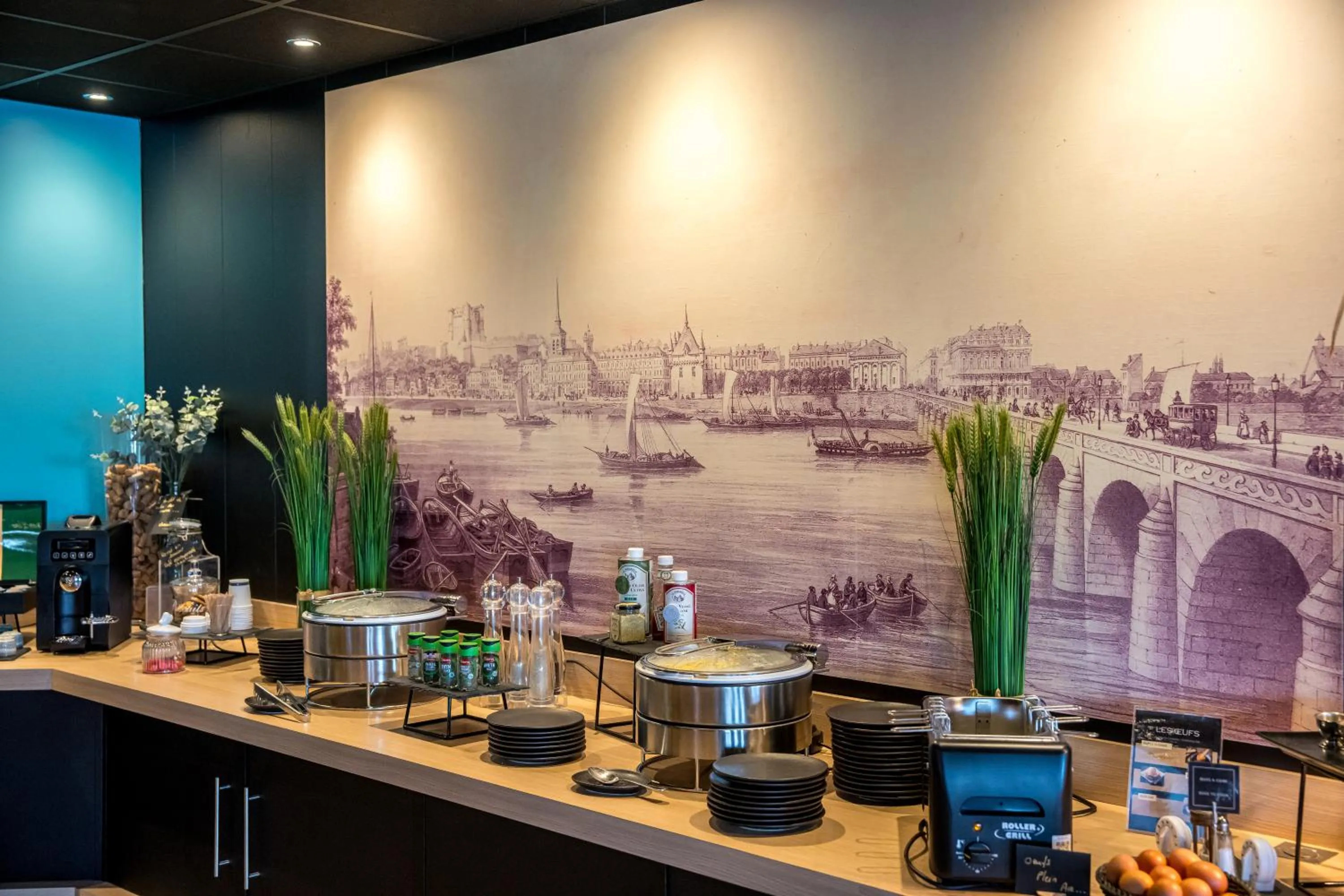 Buffet breakfast in Mercure Bords de Loire Saumur