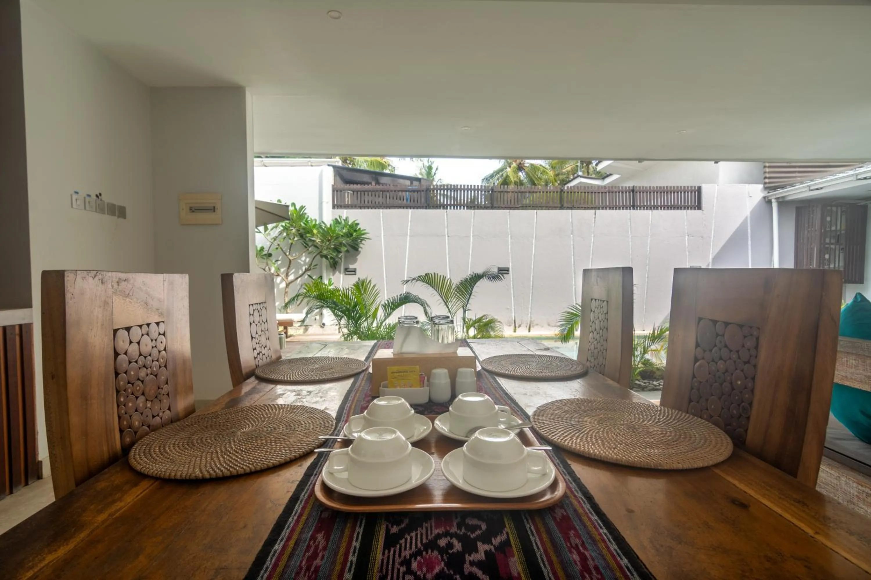 Living room in Gili Khayangan Villas
