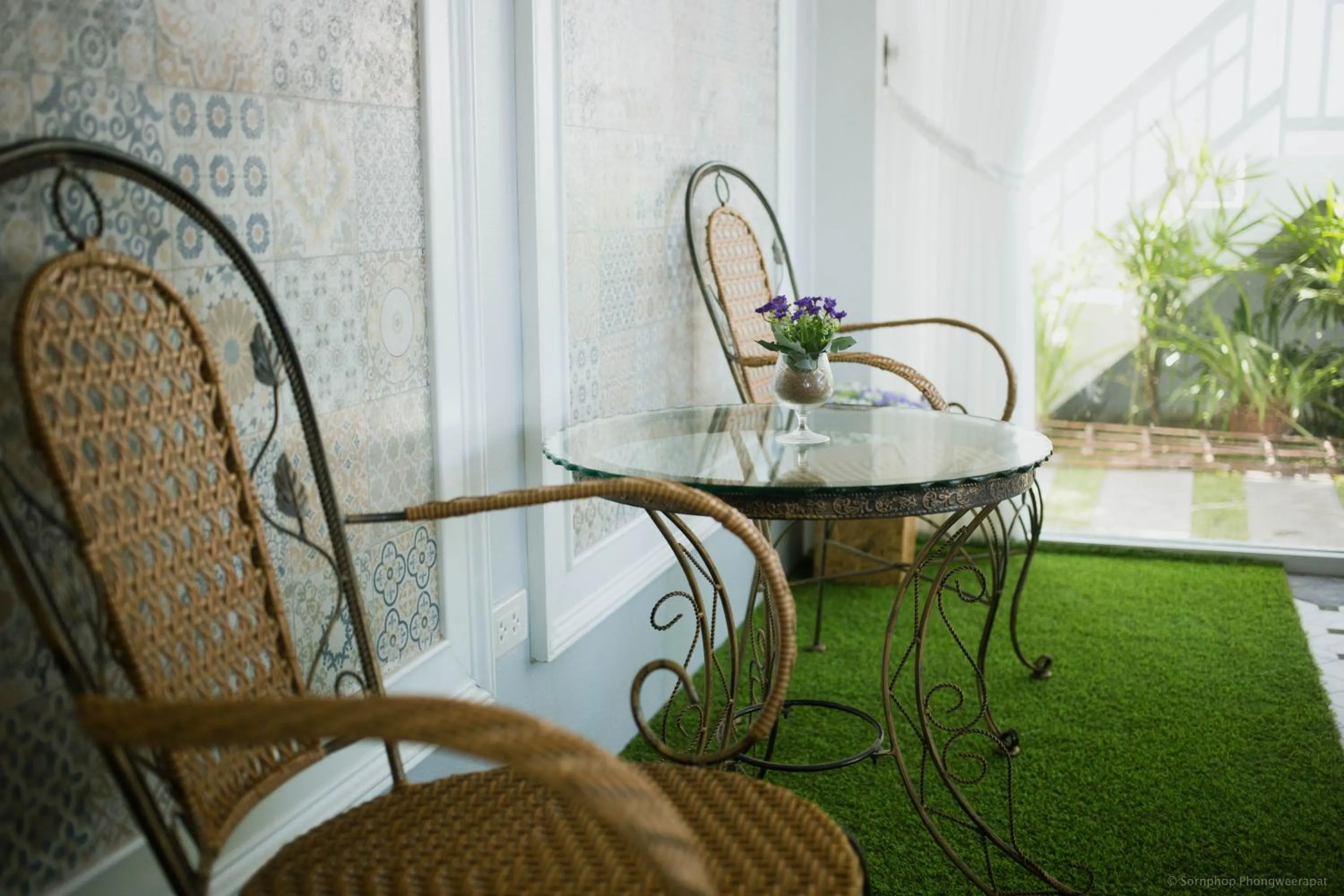 Decorative detail in Moeimanee Resort