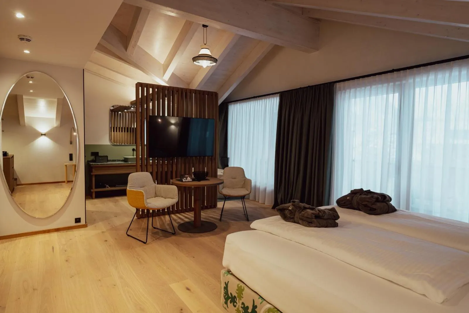 Photo of the whole room, Bed in Hotel Auszeit