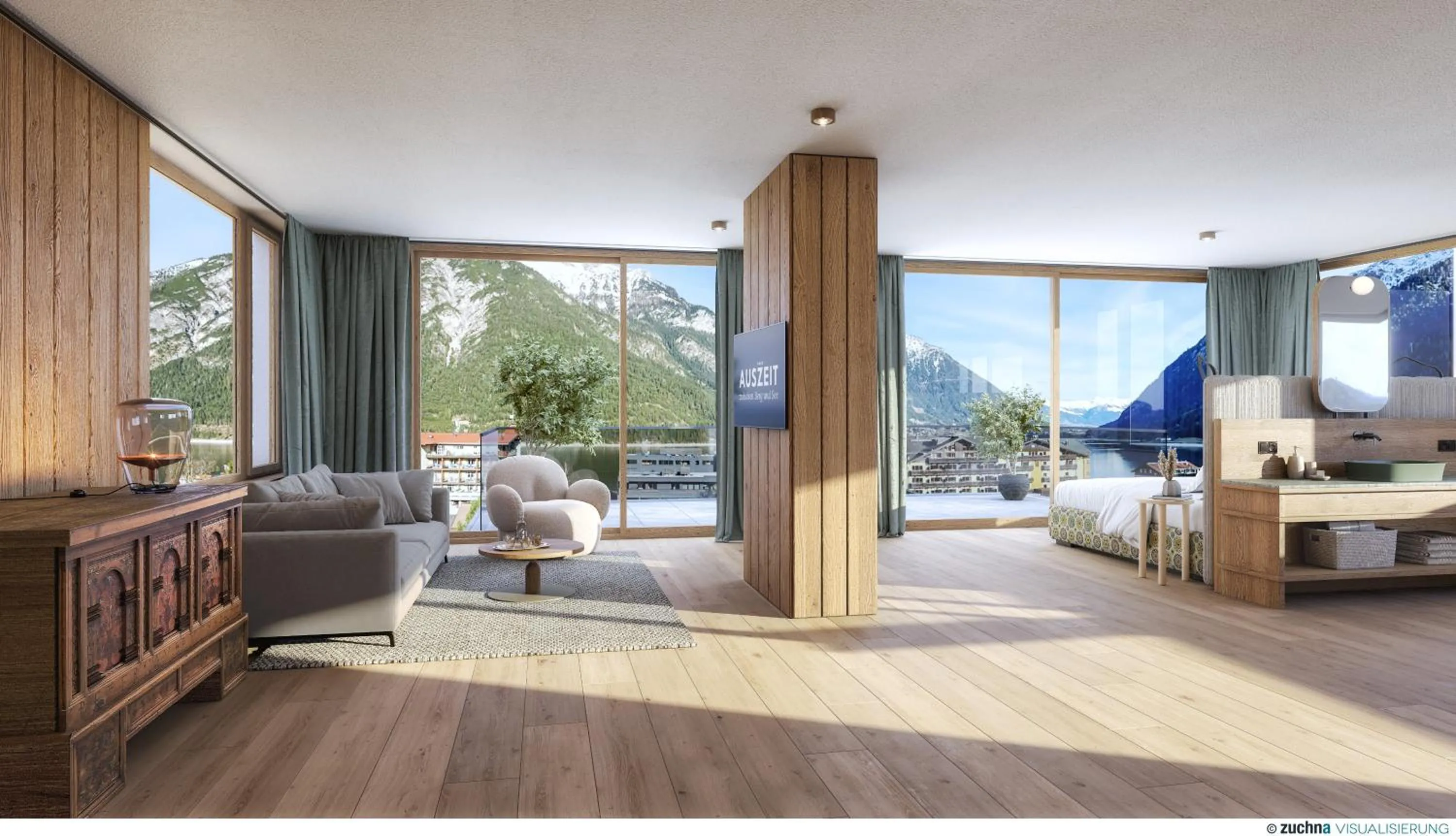 Living room in Hotel Auszeit