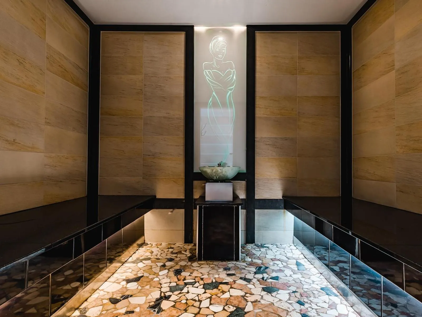 Steam room in Hotel Auszeit